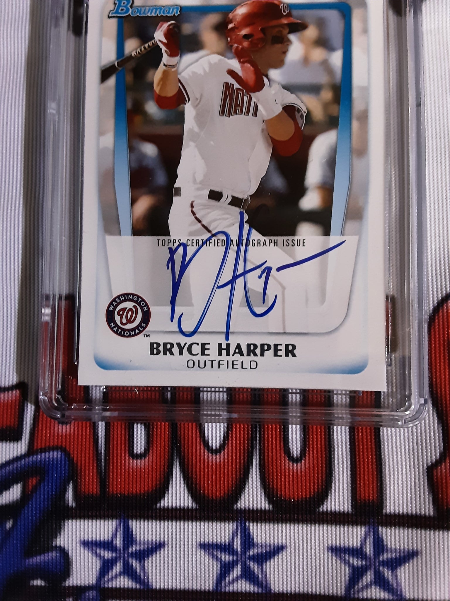 2011 Bowman Prospect Autographs #BP1 Bryce Harper Card GEM Mint 10 Authentic Autographed