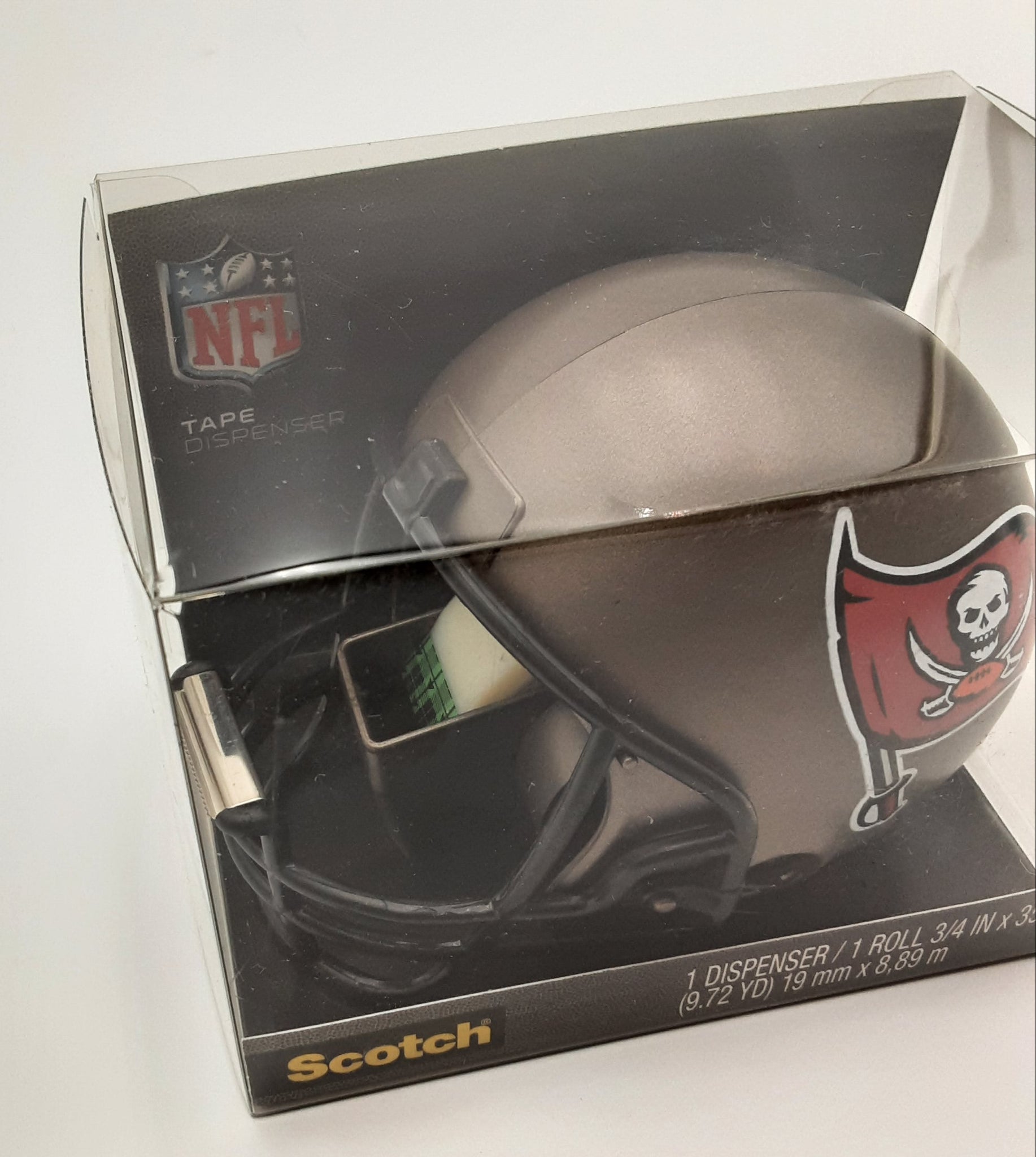 Tampa Bay Buccaneers Helmet 3M Tape Dispenser 3M with Roll Tape