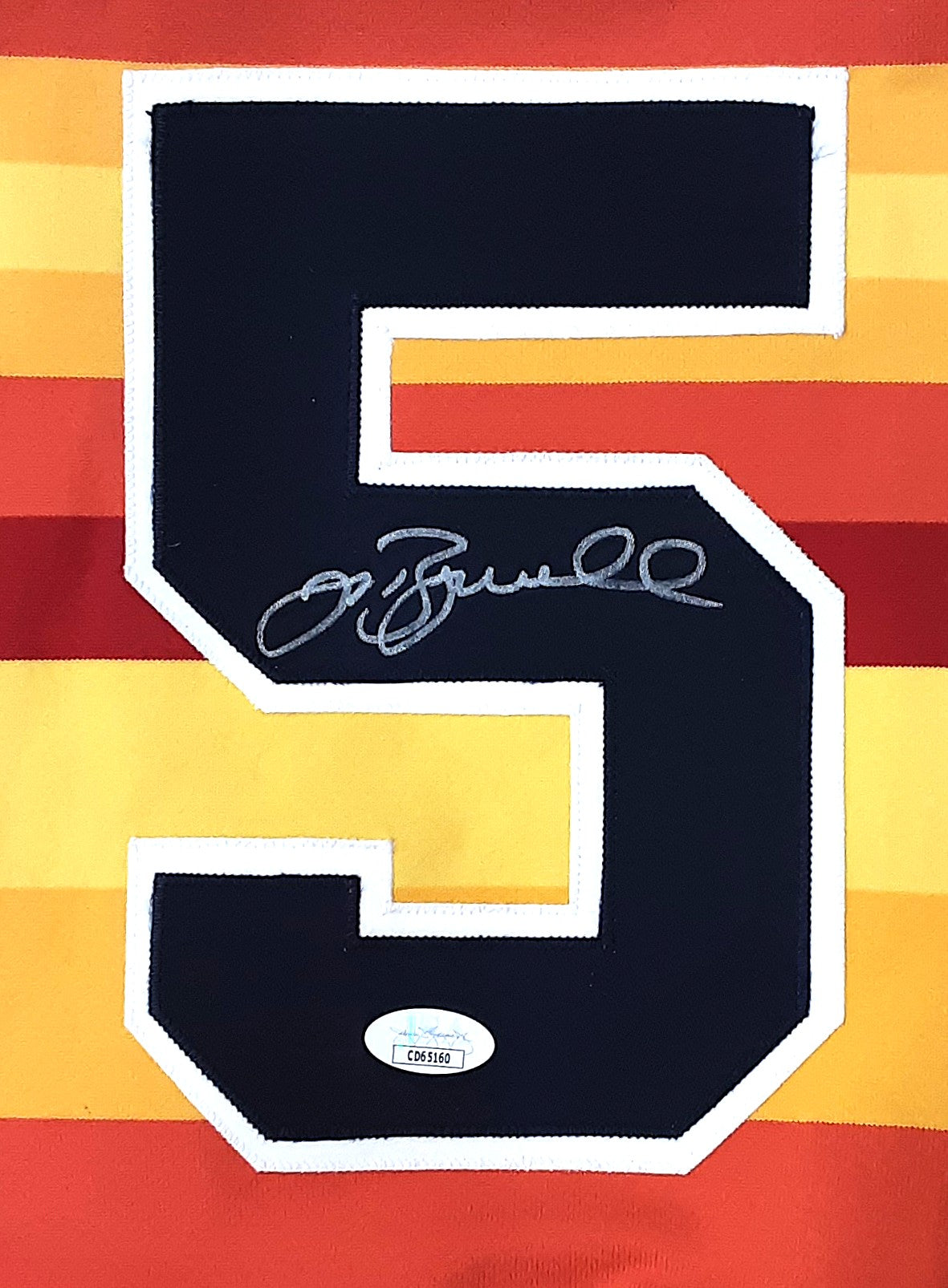 Jeff Bagwell Authentic Signed Pro Style Jersey Autographed JSA R1