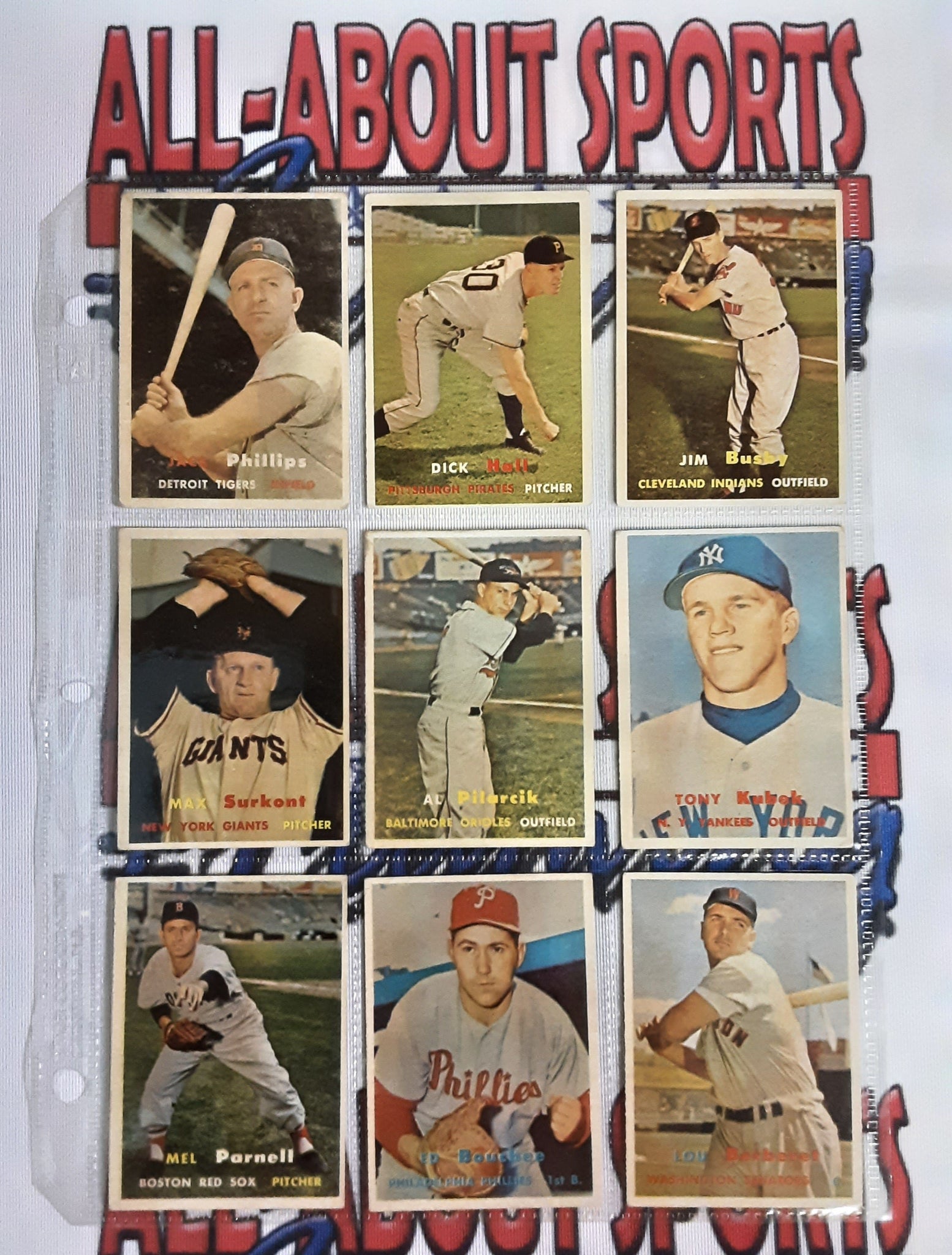 1957 Topps Complete Collection 395 of 407 Cards