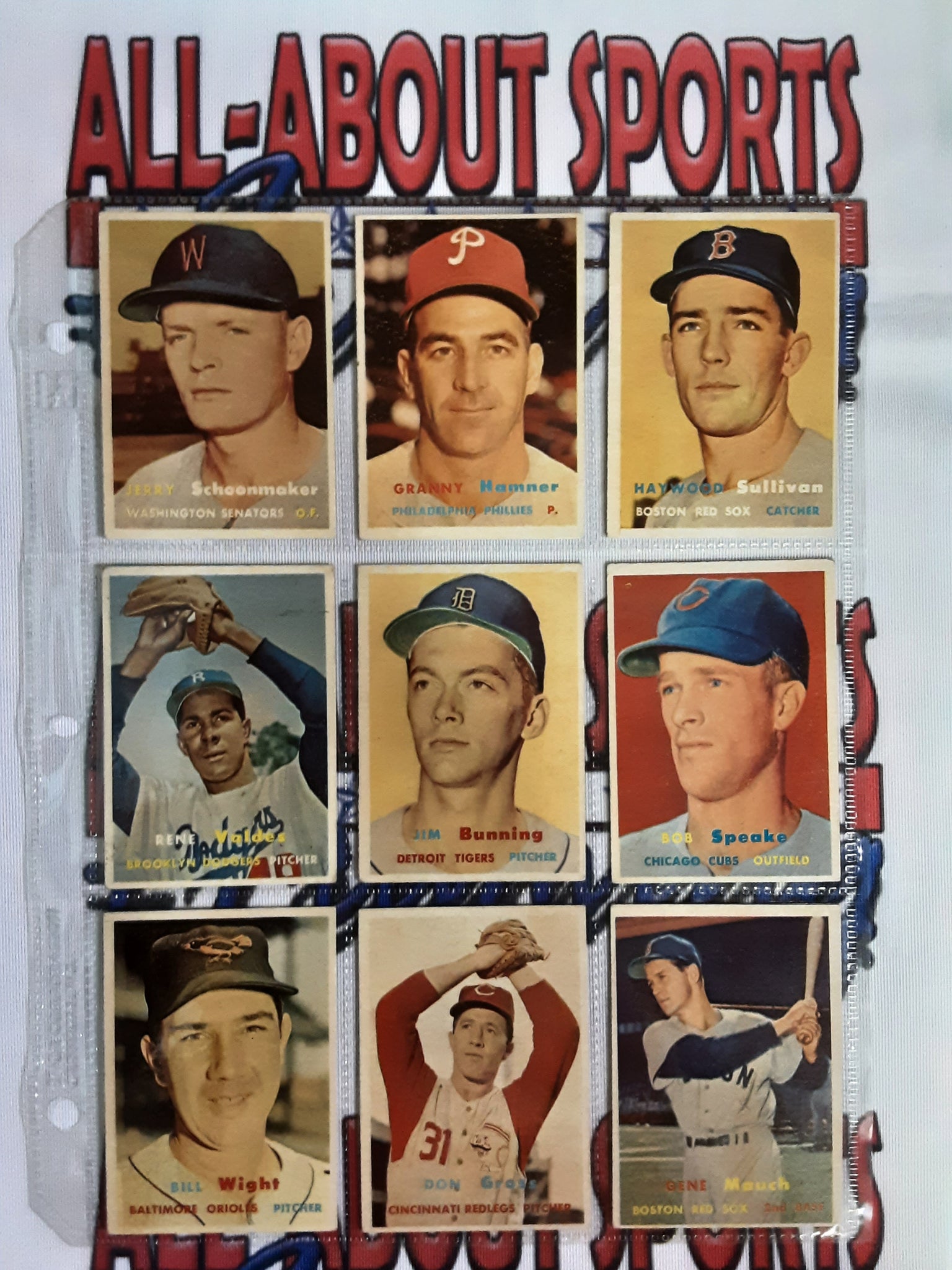 1957 Topps Complete Collection 395 of 407 Cards