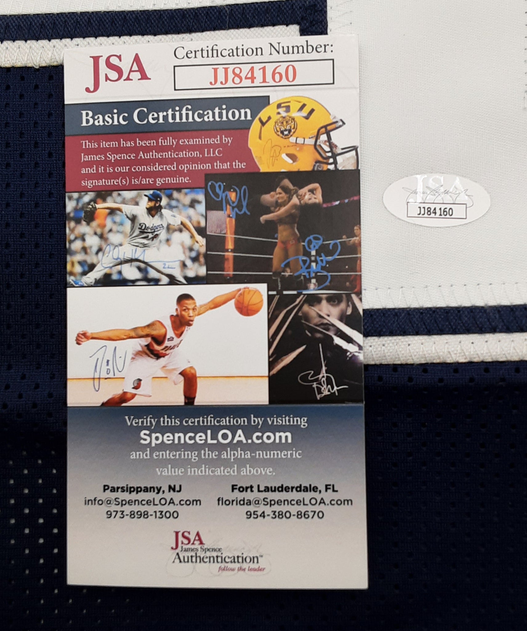 Bill Bates Authentic Signed Pro Style Jersey Autographed with Inscription JSA