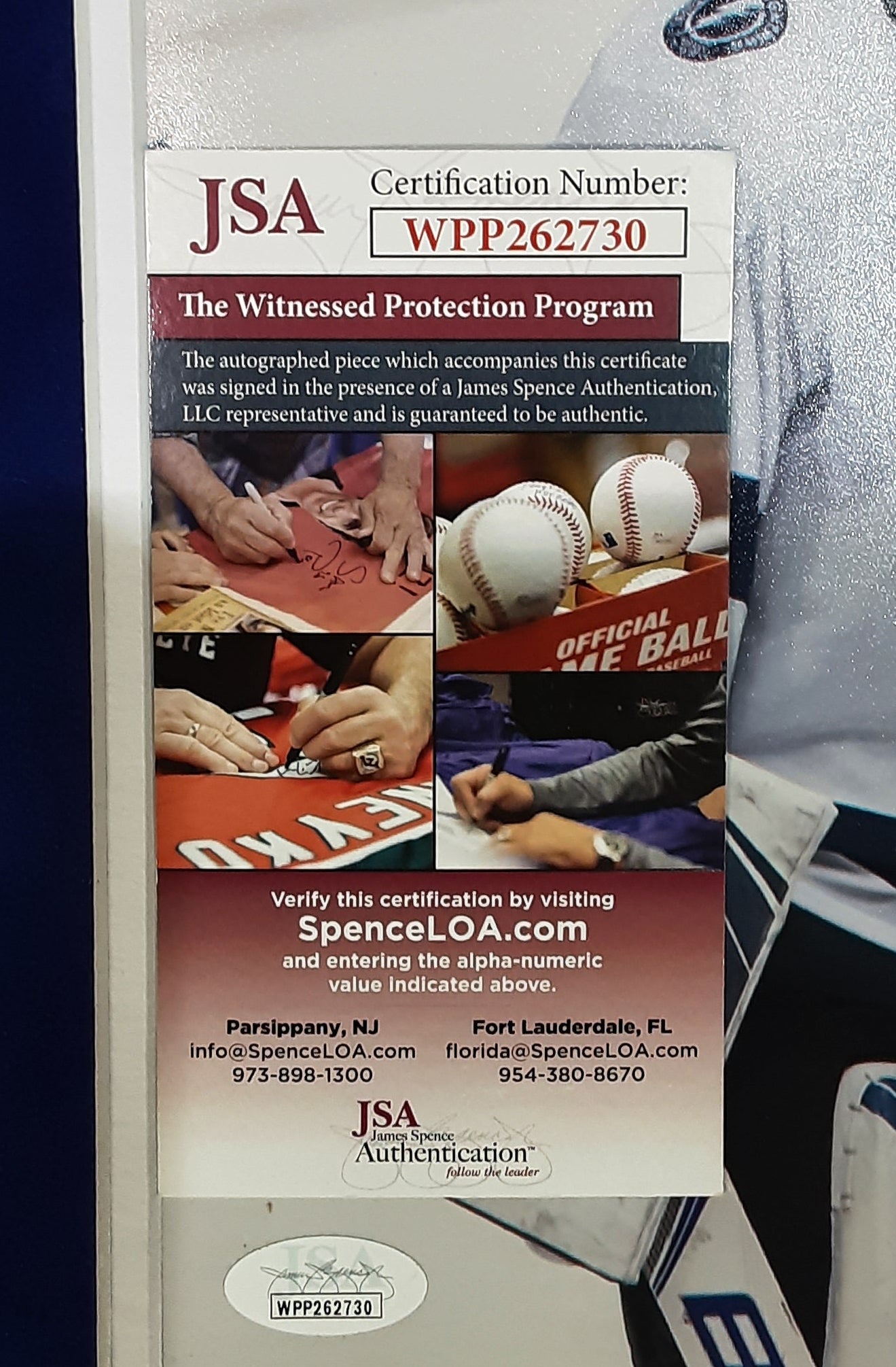 Andrei Vasilevskiy and Victor Hedman Authentic Signed Framed 11x14 Photo Autographed JSA