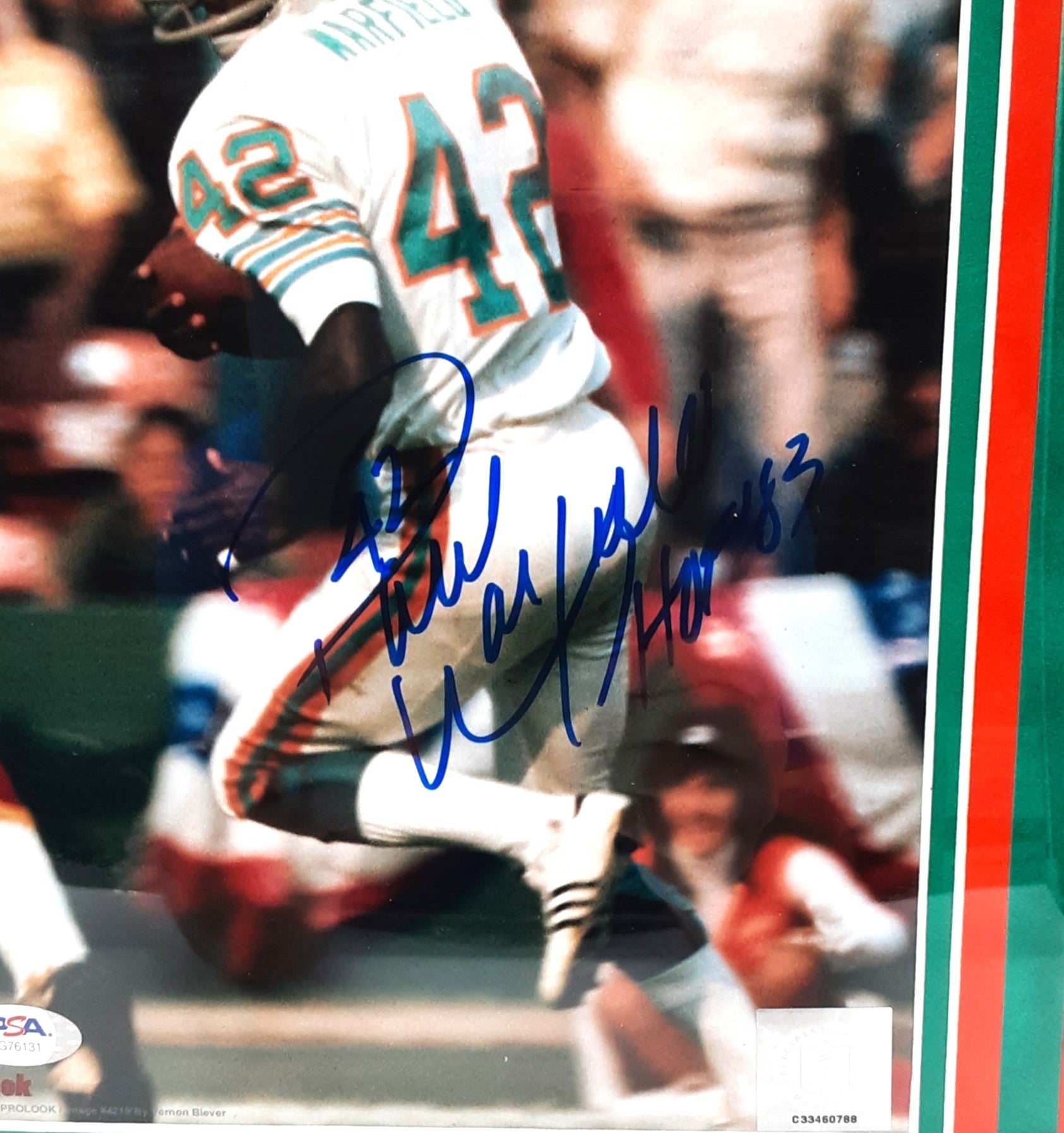 Paul Warfield Authentic Signed Framed 8x10 Photo Autographed PSA