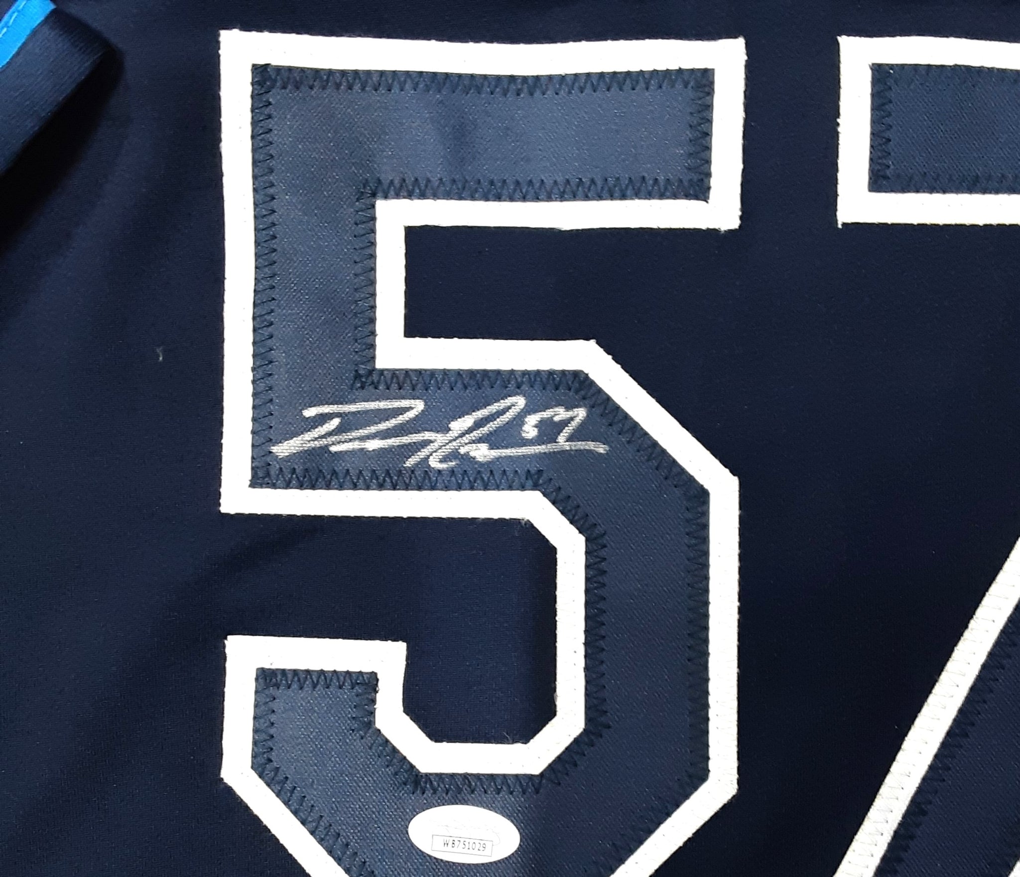 Drew Rasmussen Signed Pro Style Jersey Autographed JSA