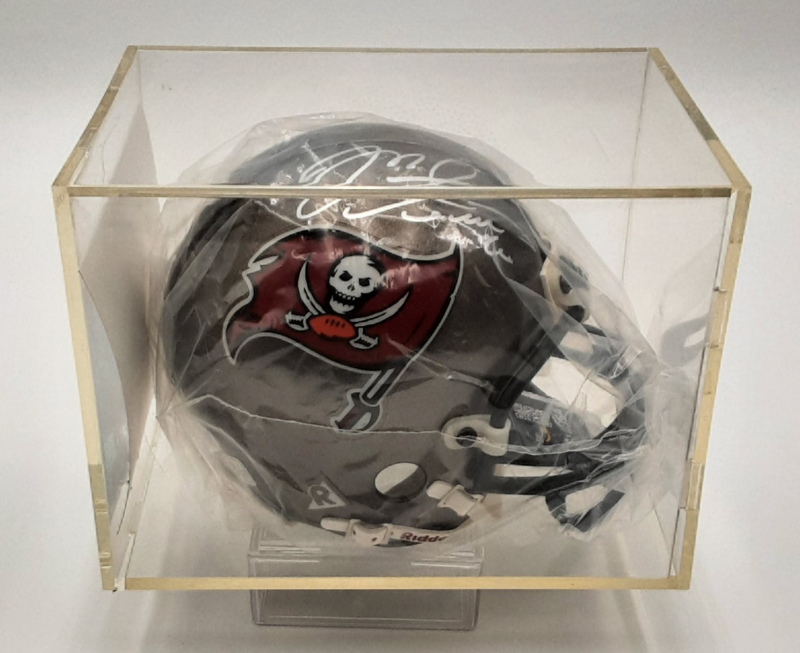 Mike Alstott Authentic Signed Autographed Mini Helmet JSA