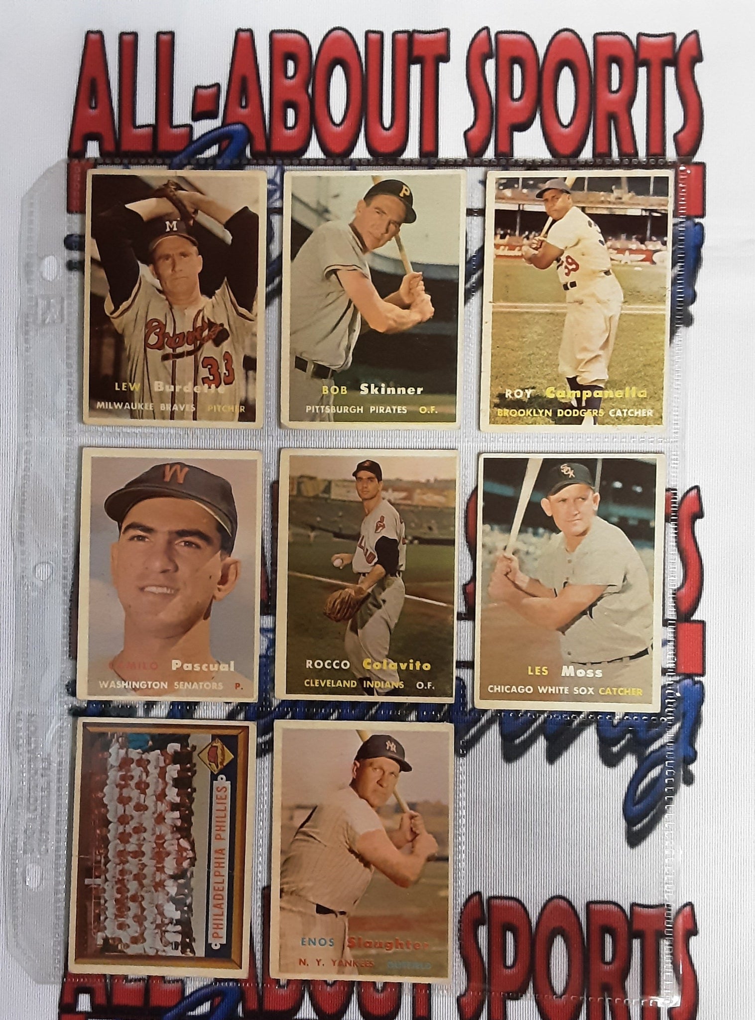 1957 Topps Complete Collection 395 of 407 Cards