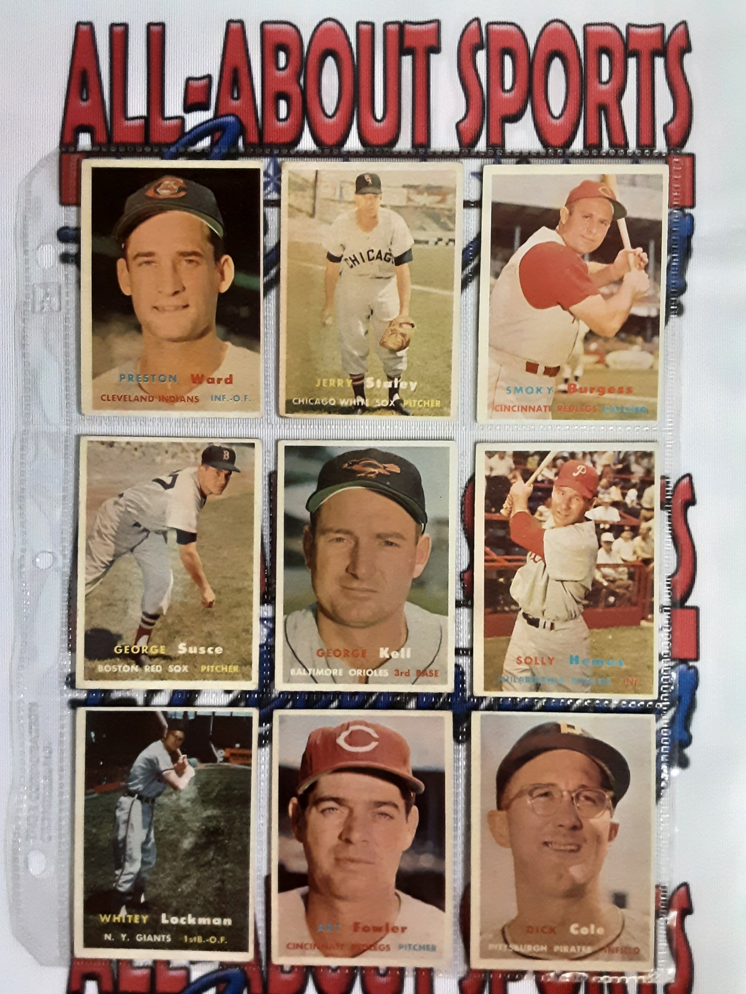 1957 Topps Complete Collection 395 of 407 Cards