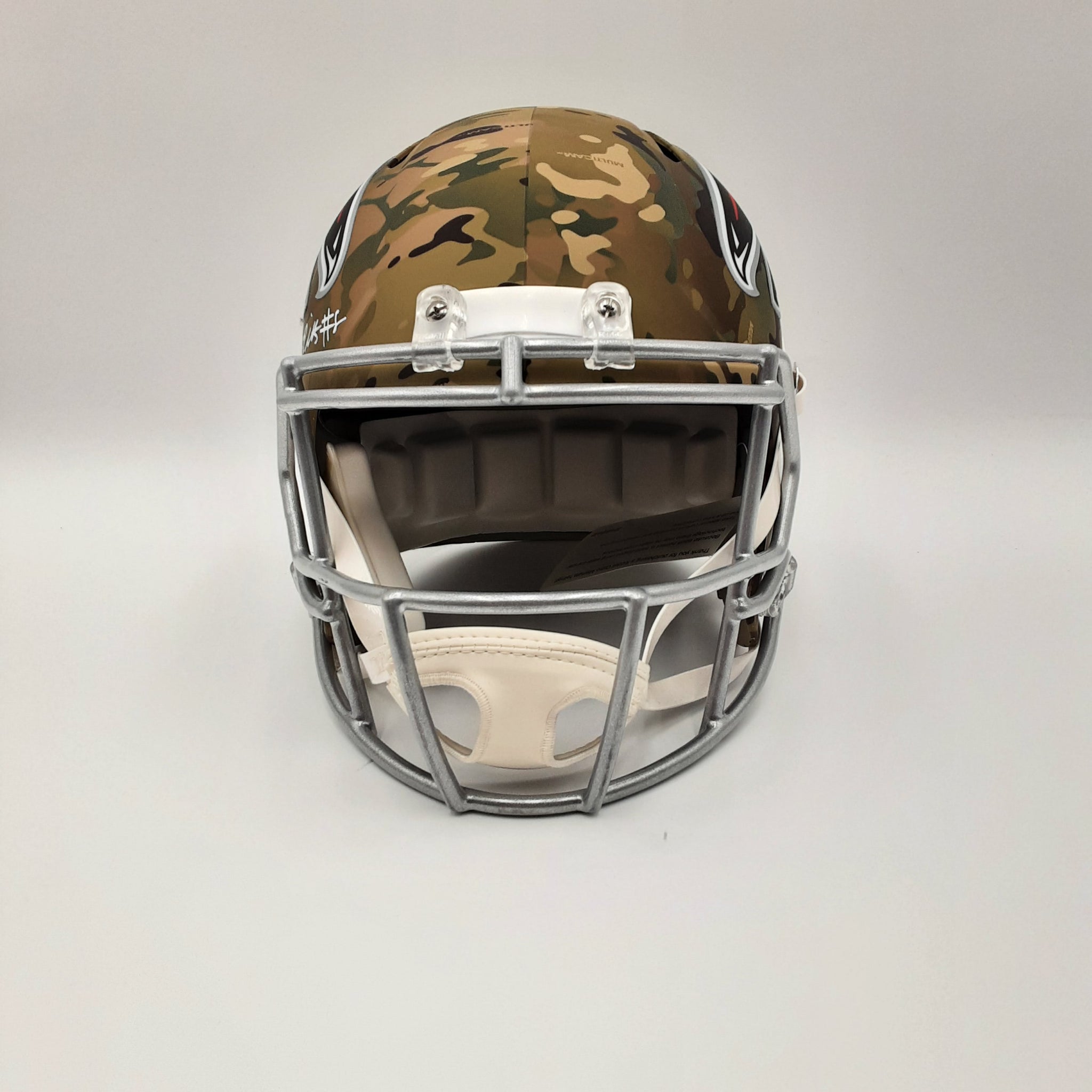 Kyle Pitts Authentic Signed Autographed Full-size Replica Helmet Beckett