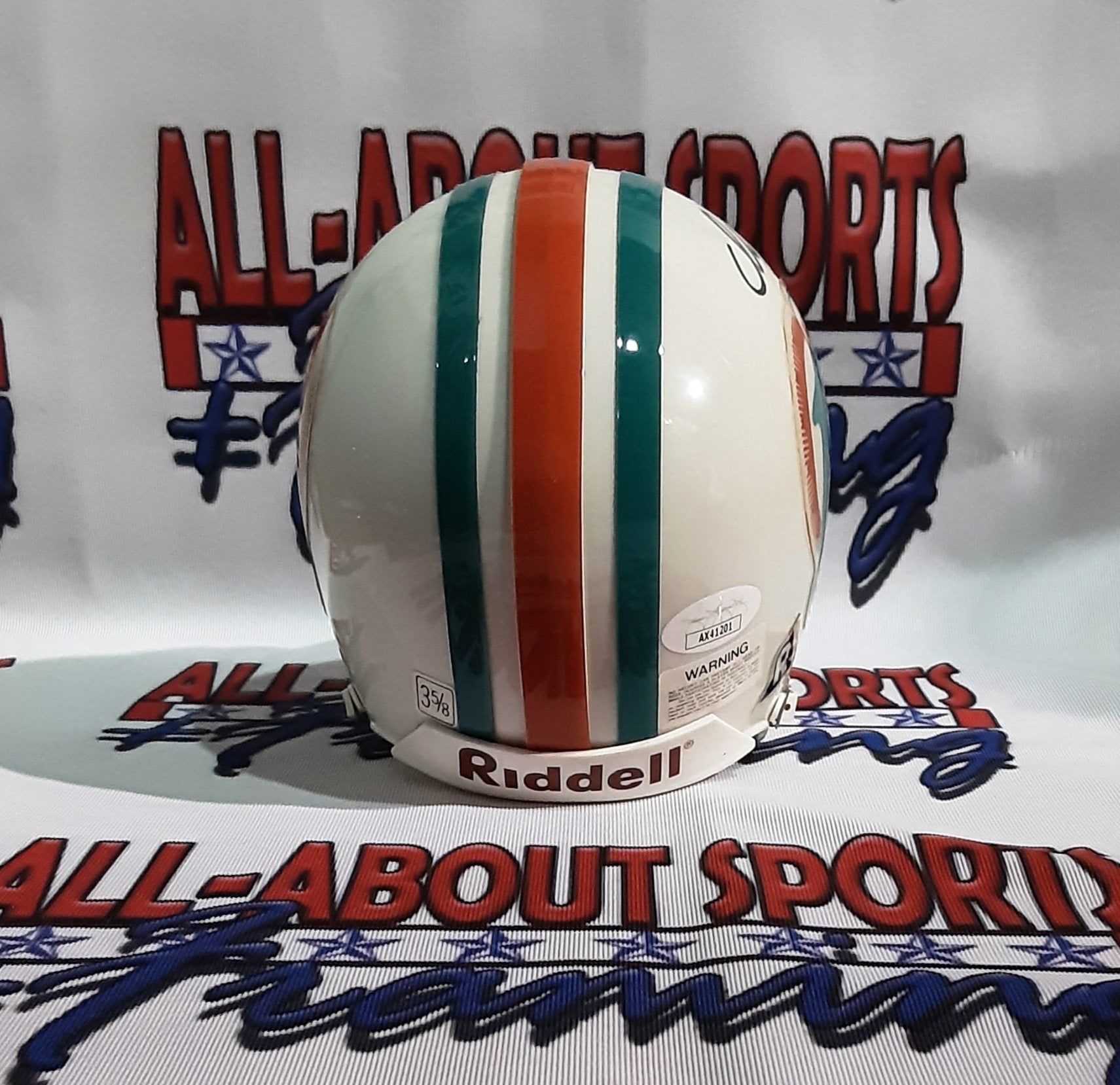 dan marino signed football helmet Dan Marino Authentic Signed Autographed Mini Helmet JSA- R2