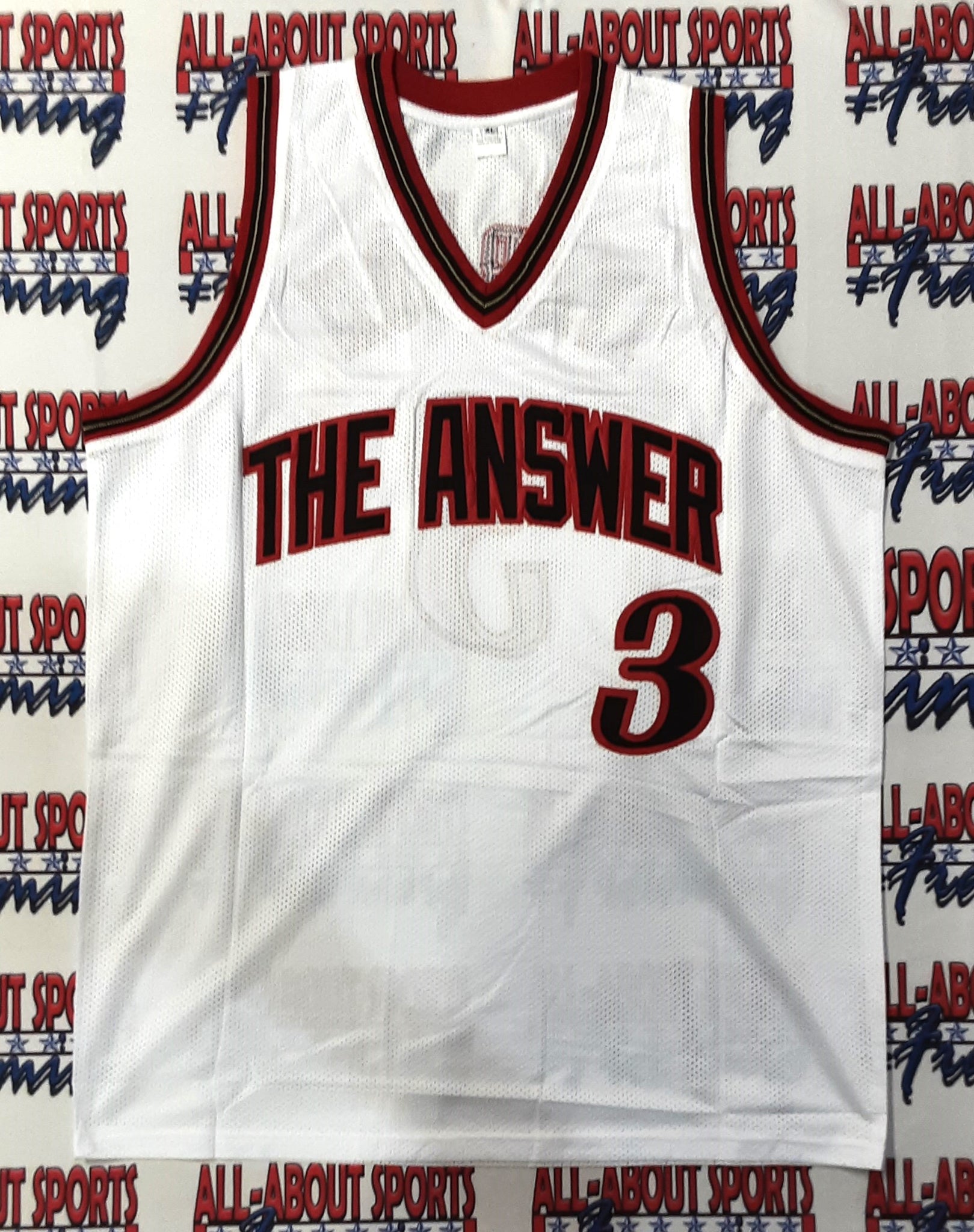 Allen Iverson Authentic Signed Pro Style Jersey Autographed JSA-