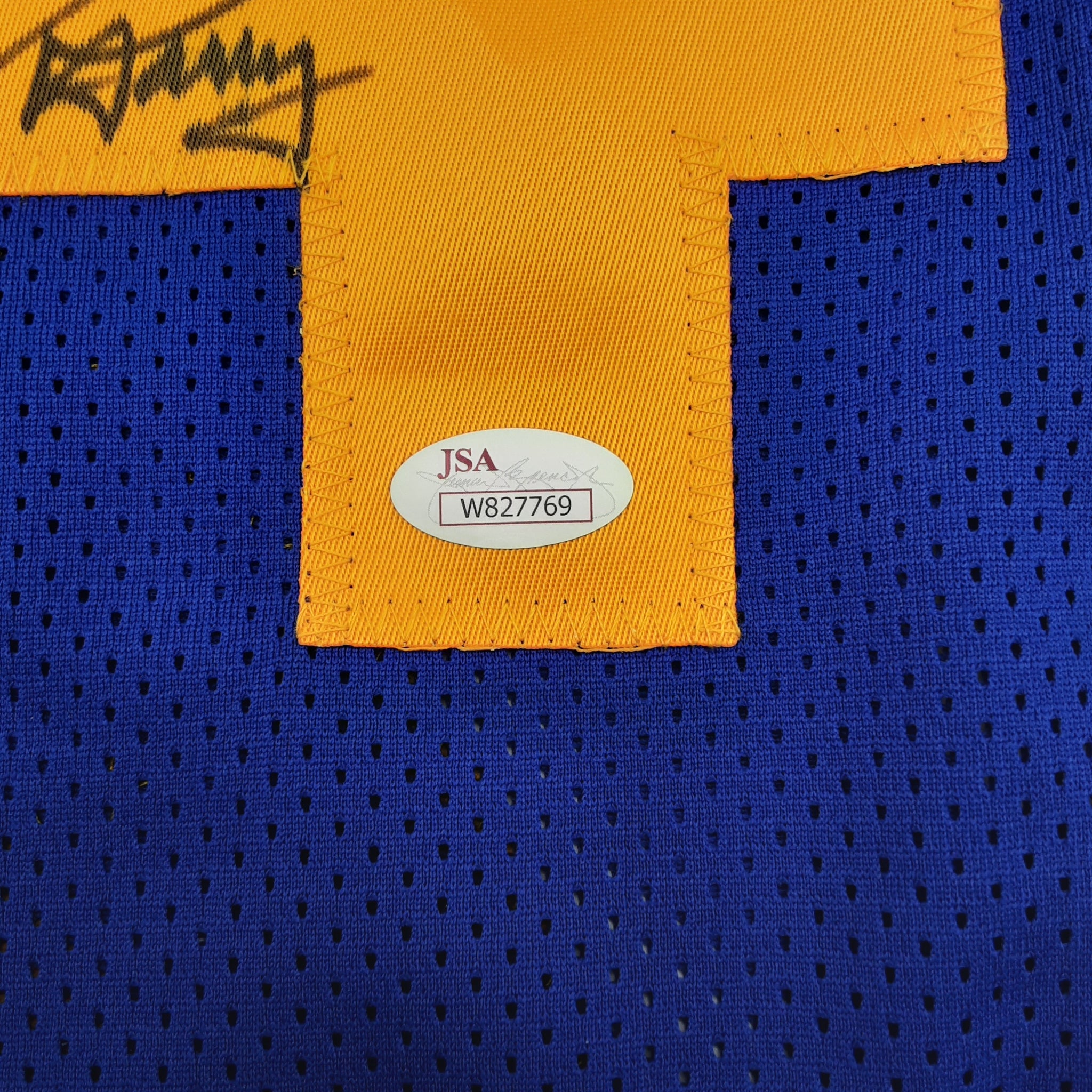 Rick Barry Authentic Signed Pro Style Jersey Autographed JSA R1