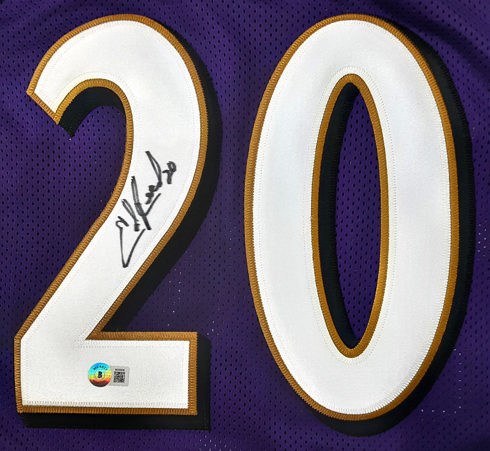 Ed Reed Authentic Signed Pro Style Jersey Autographed Beckett-