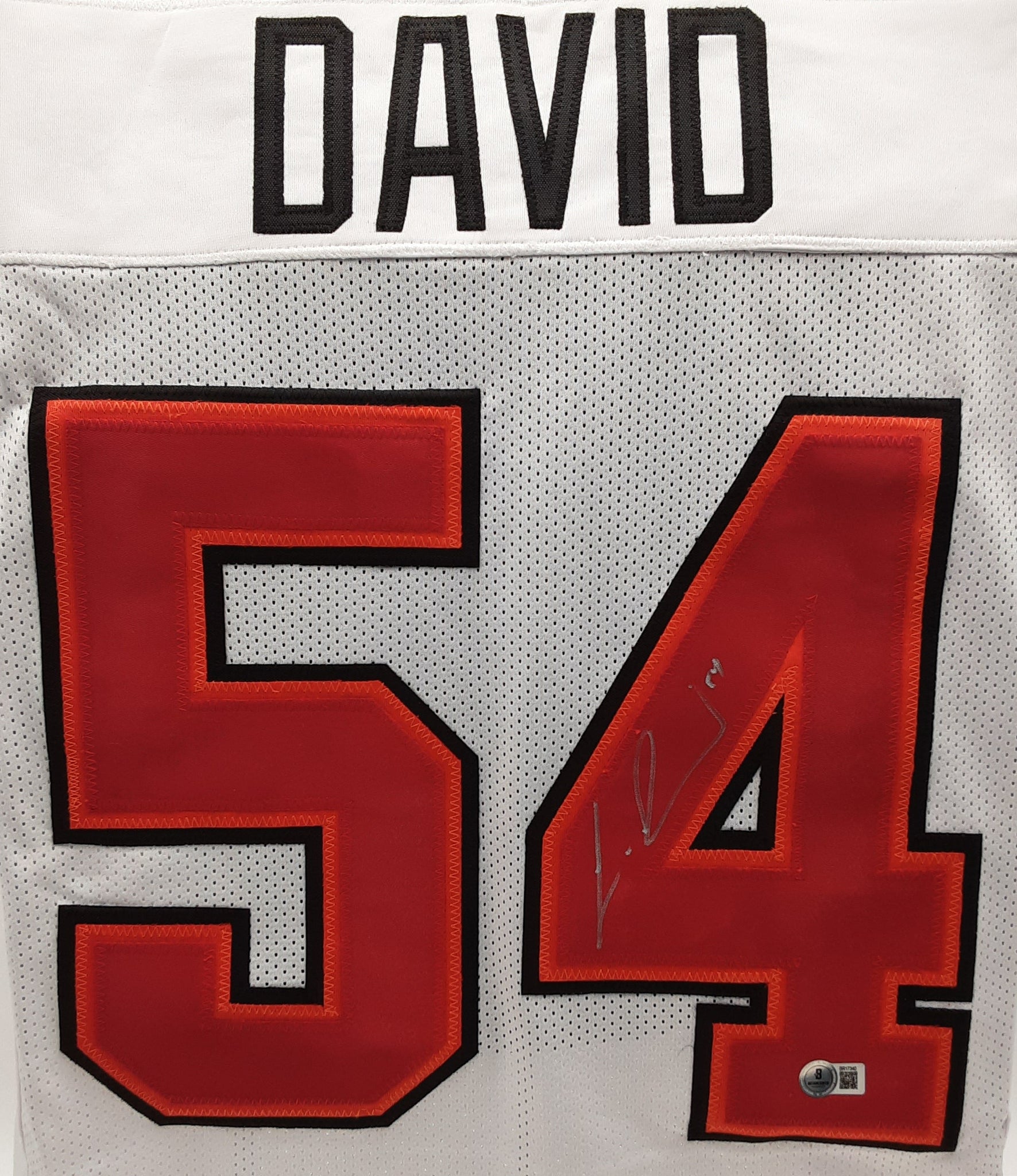 LaVonte David Signed Pro Style Jersey Autographed Beckett R1