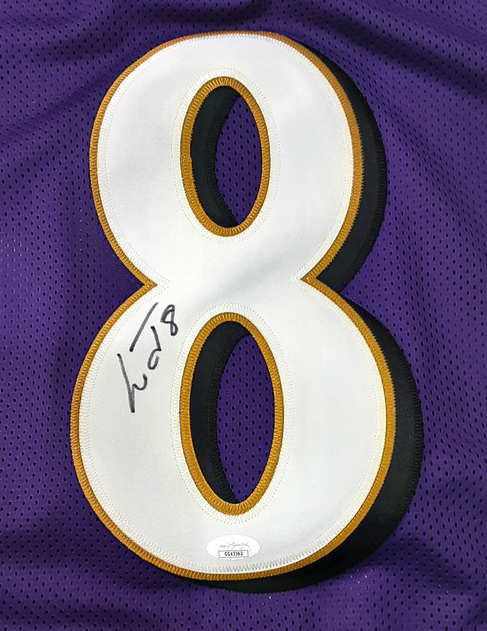 Lamar Jackson Authentic Signed Pro Style Jersey Autographed JSA