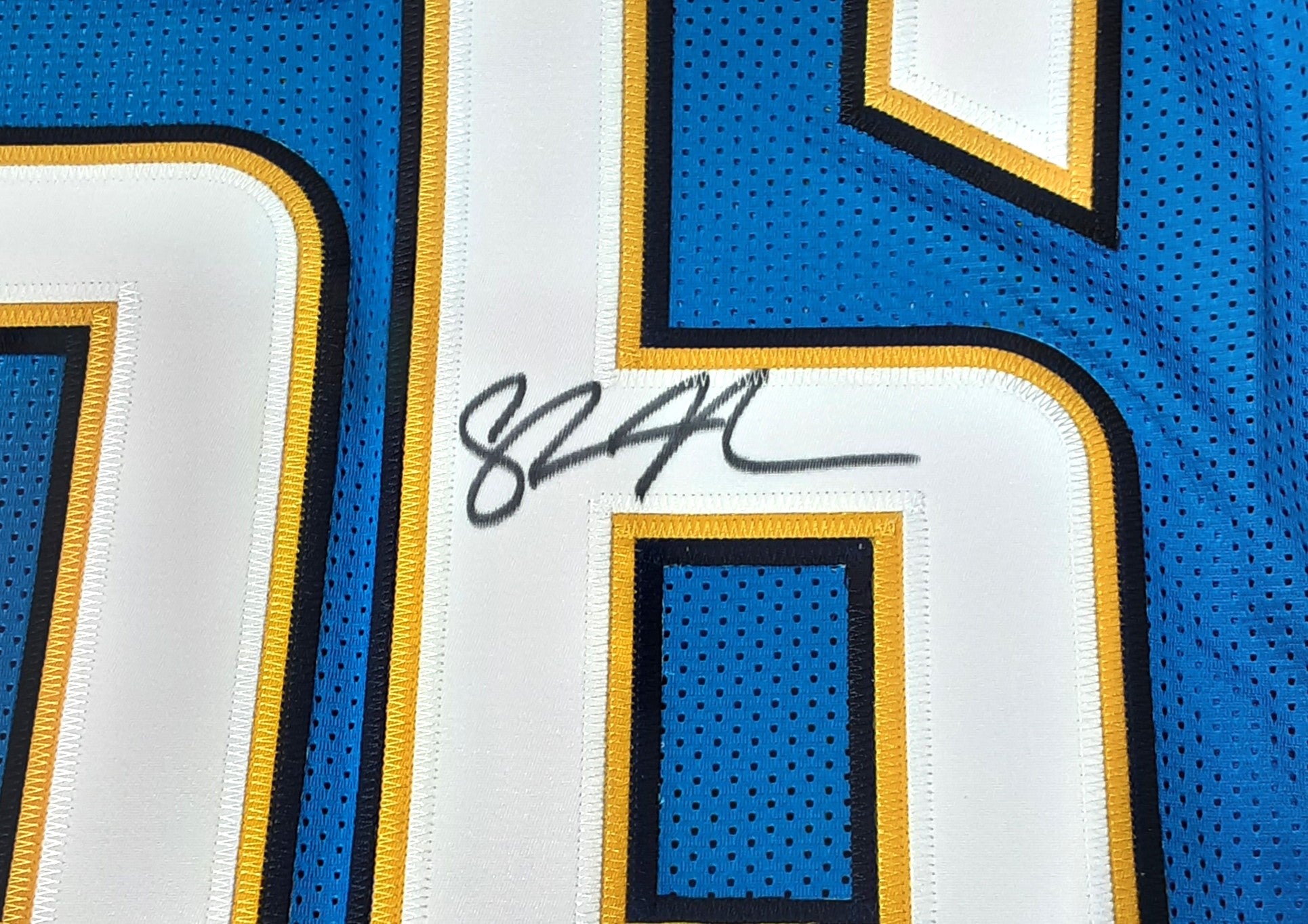 Shawne Merriman Authentic Signed Pro Style Jersey Autographed JSA-