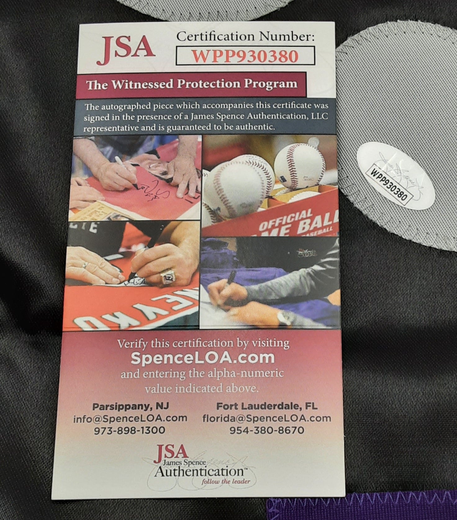 Jimmy Hart Authentic Autographed Signed Jacket JSA R1