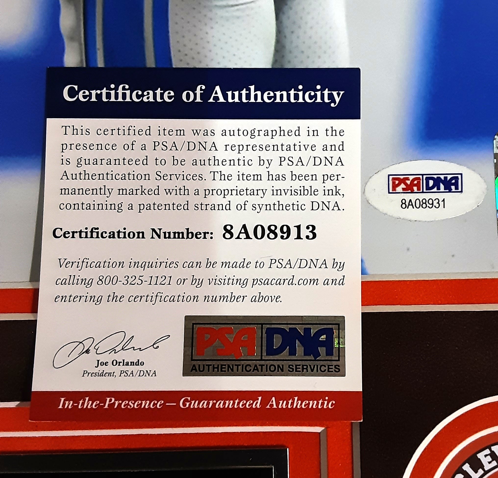 David Njoku Authentic Signed Framed 11x14 Photo Autographed PSA