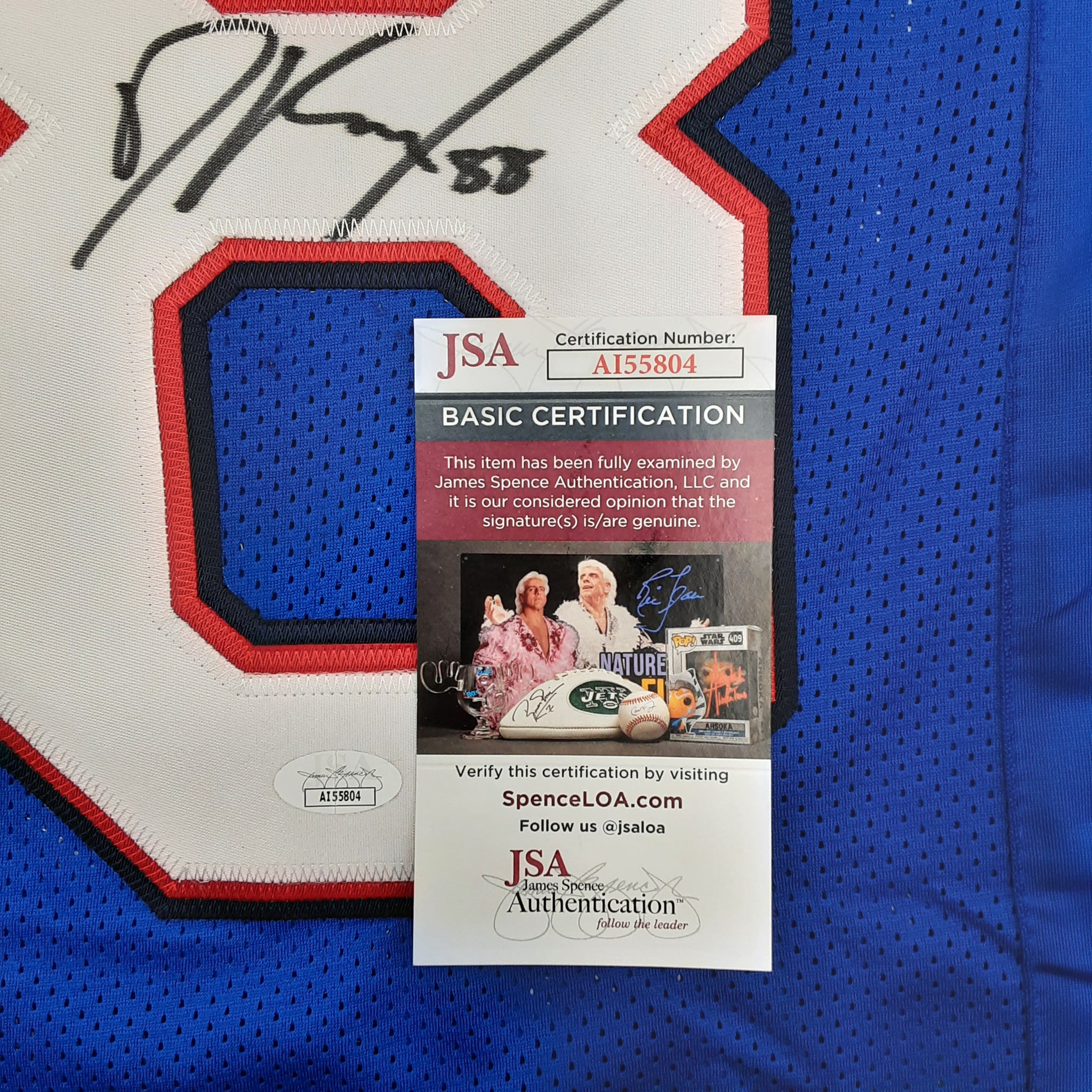 Dawson Knox Authentic Signed Pro Style Jersey Autographed JSA R1