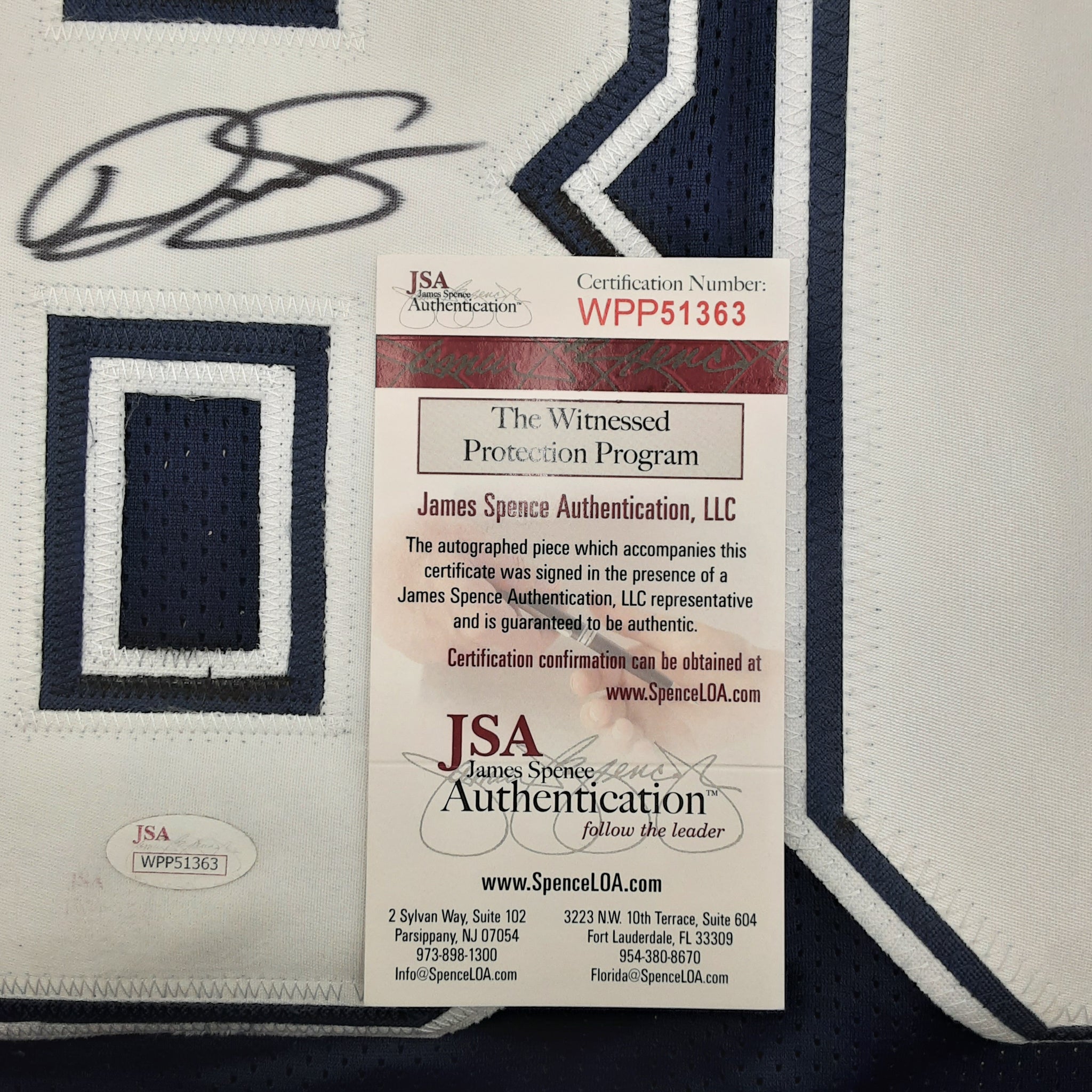 Dalton Schultz Authentic Signed Pro Style Jersey Autographed JSA R1