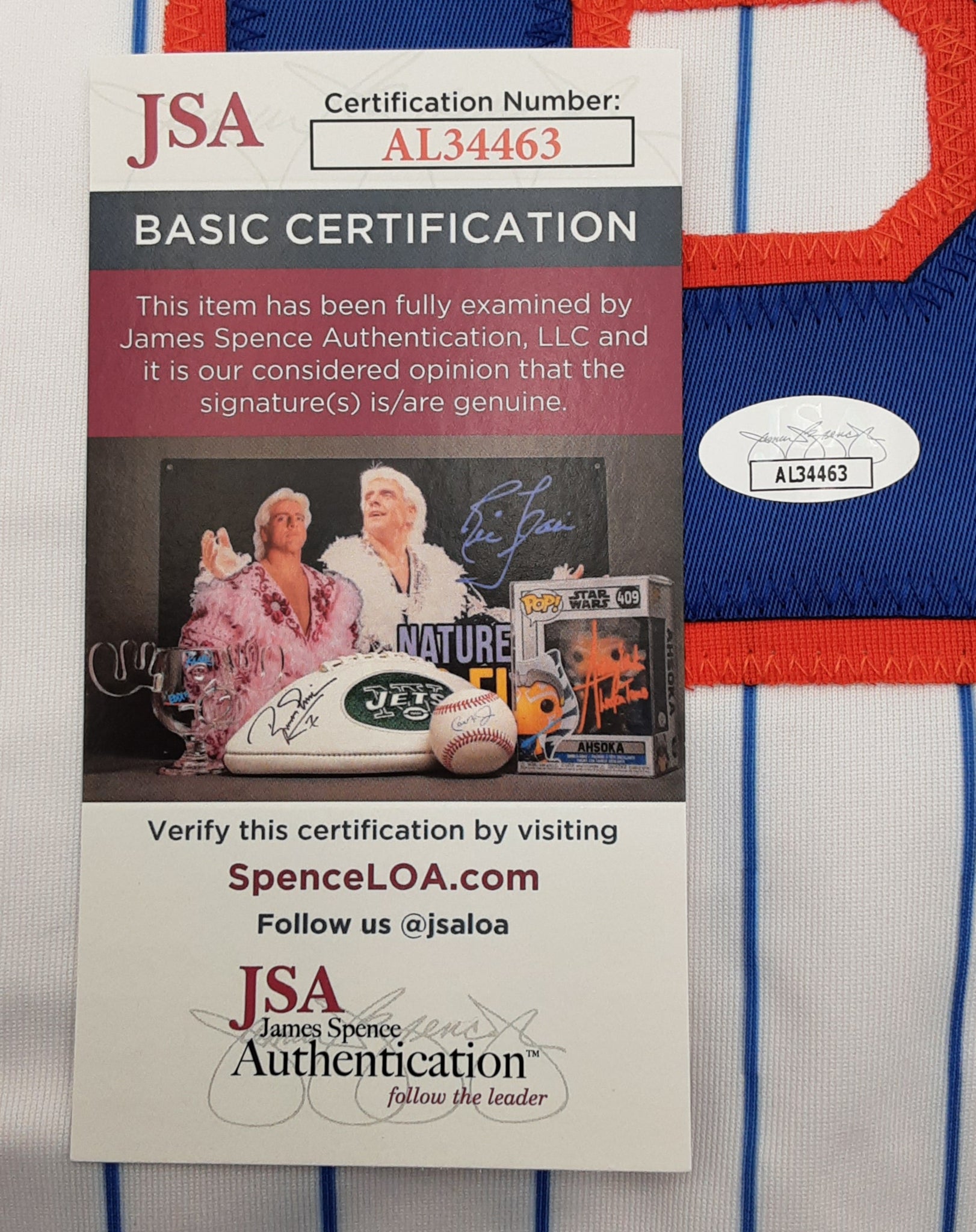 Doc Gooden Authentic Signed Pro Style Jersey Autographed JSA