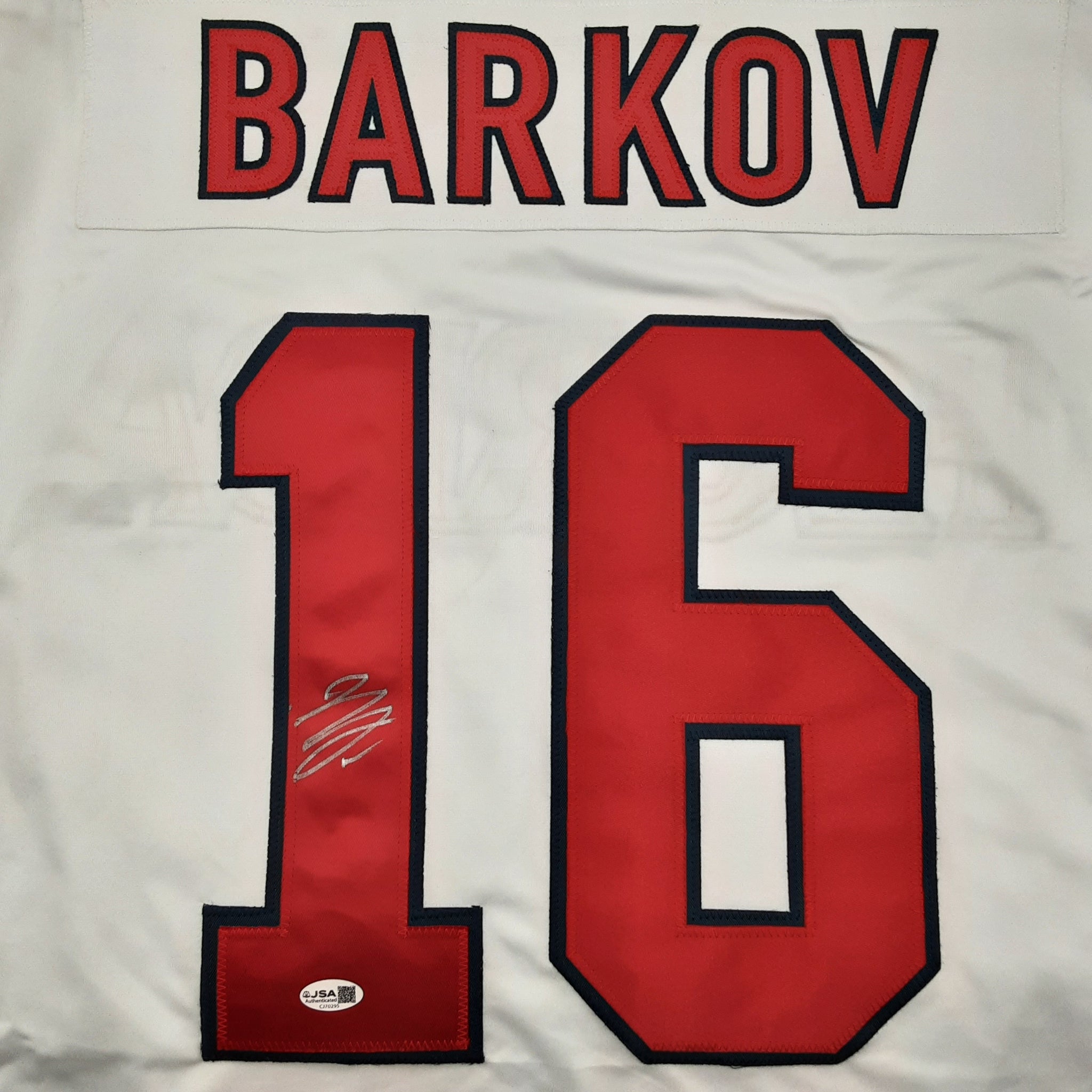 Aleksander Barkov Authentic Signed Pro Style Jersey Autographed JSA