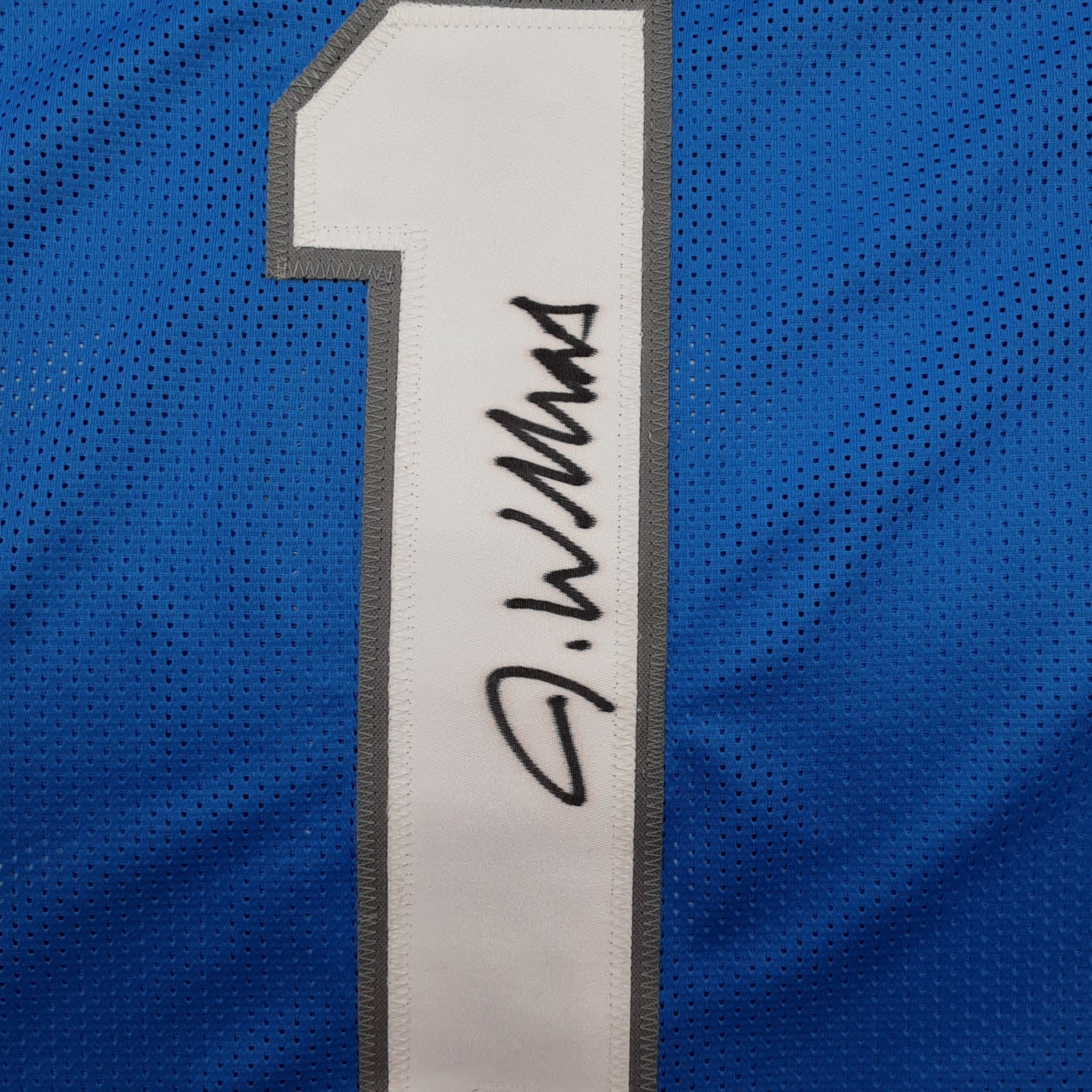 Jameson Williams Authentic Signed Pro Style Jersey Autographed JSA