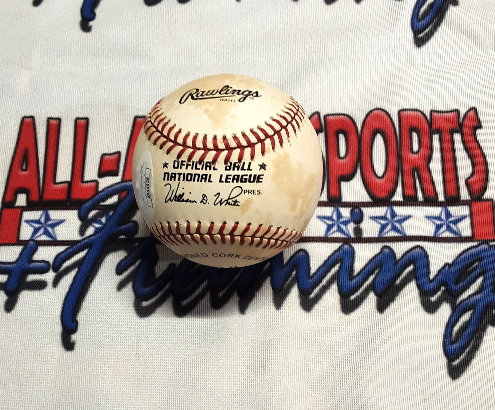 Hank Aaron Authentic Signed Baseball Autographed JSA/LOA-