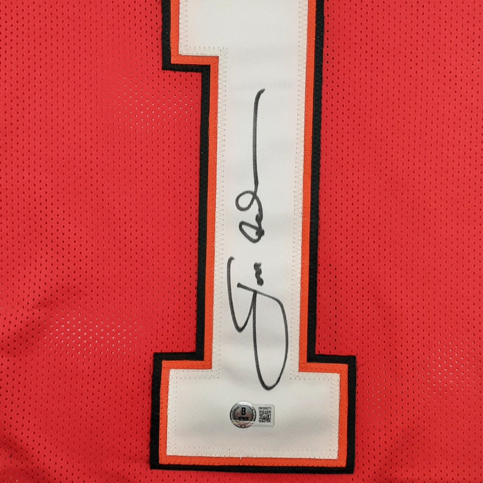 Jon Gruden Authentic Signed Pro Style Jersey Autographed Beckett R1