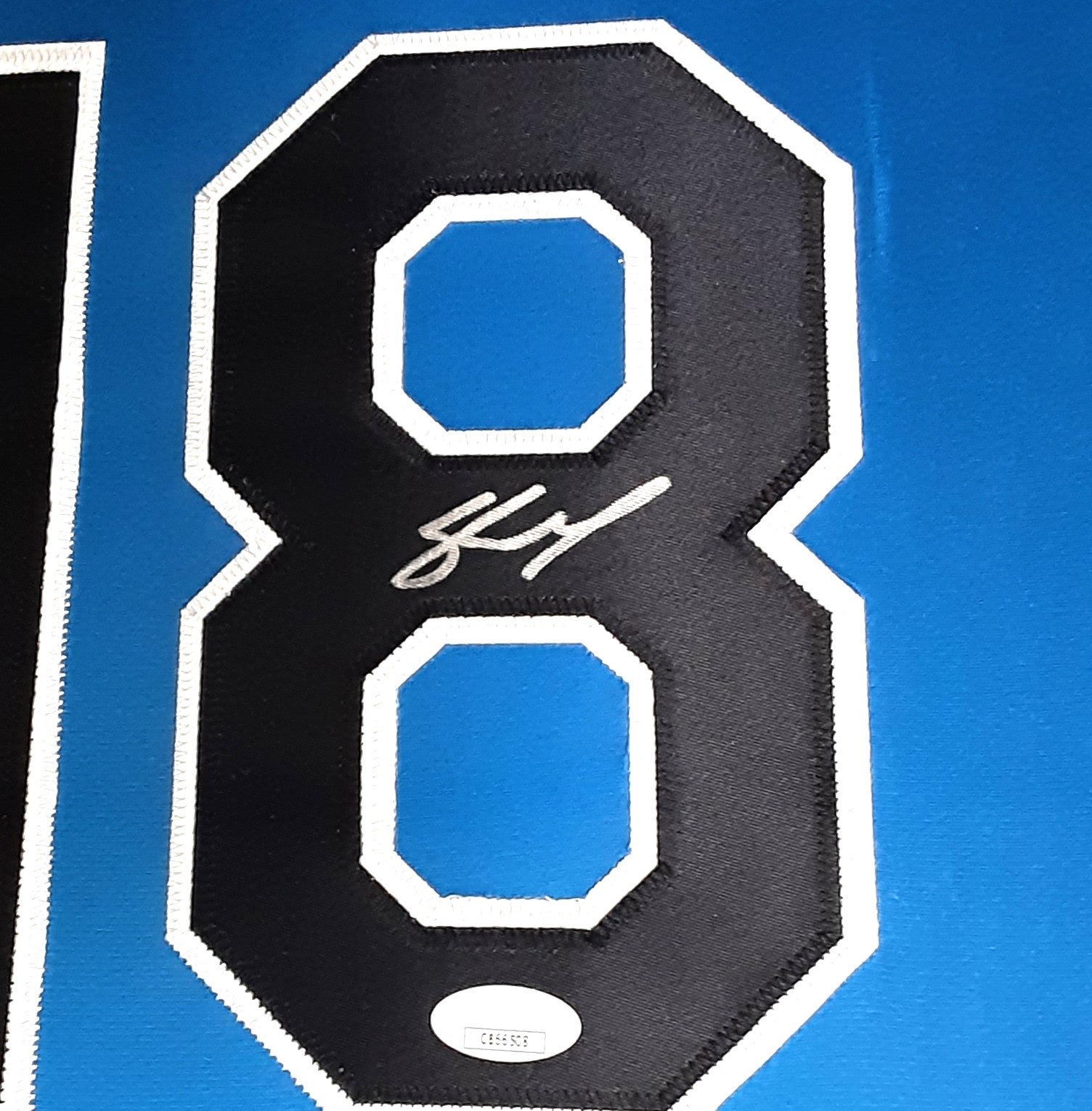 Shane McClanahan Authentic Signed Pro Style Framed Jersey Autographed JSA