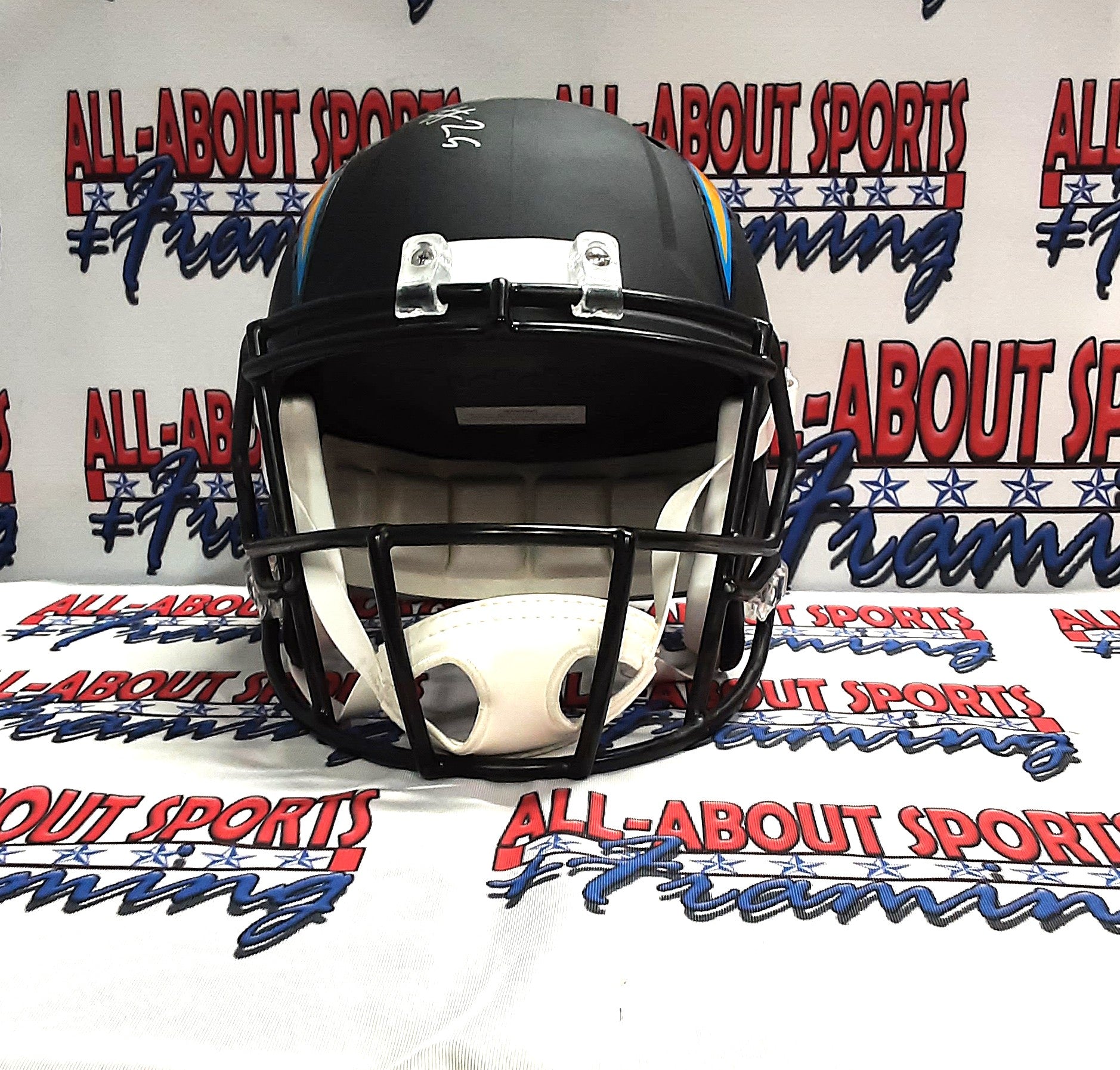 Hassan Haskins Authentic Signed Autographed Replica Helmet JSA-