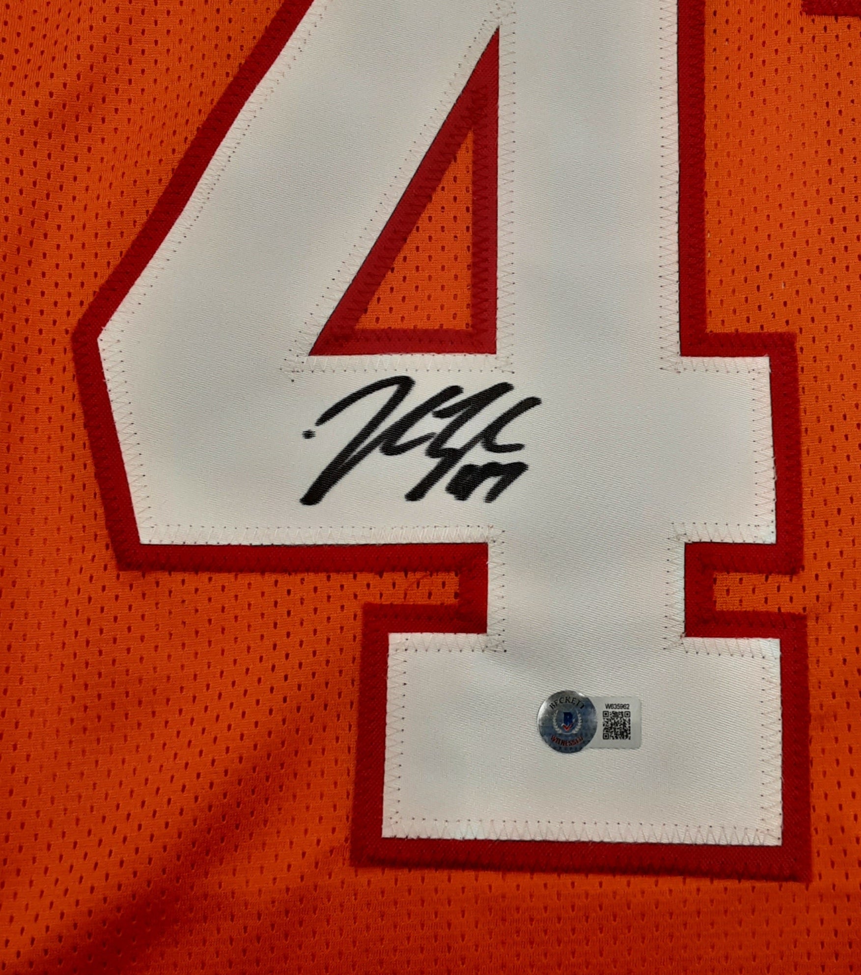 John Lynch Authentic Signed Pro Style Jersey Autographed Beckett R1