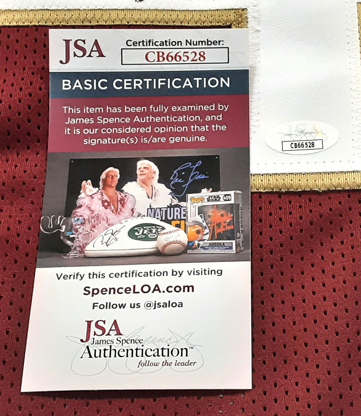 Chris Thompson Authentic Signed Pro Style Jersey Autographed JSA R1