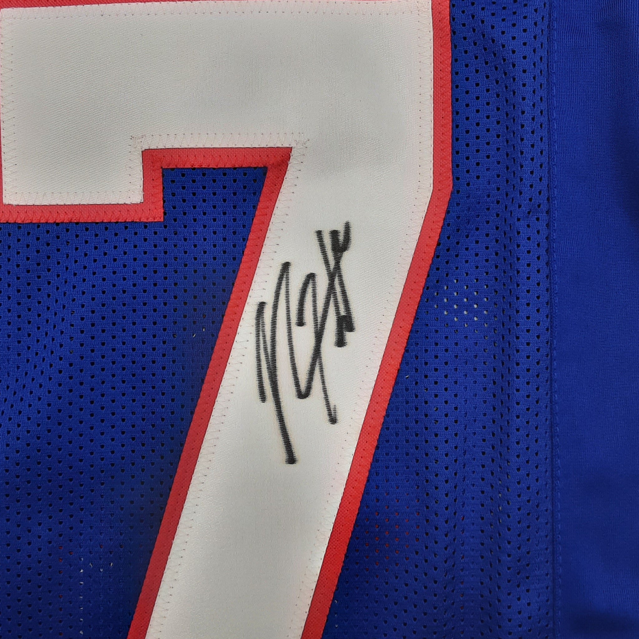 Rodney Hampton Signed Pro Style Jersey Autographed JSA R1