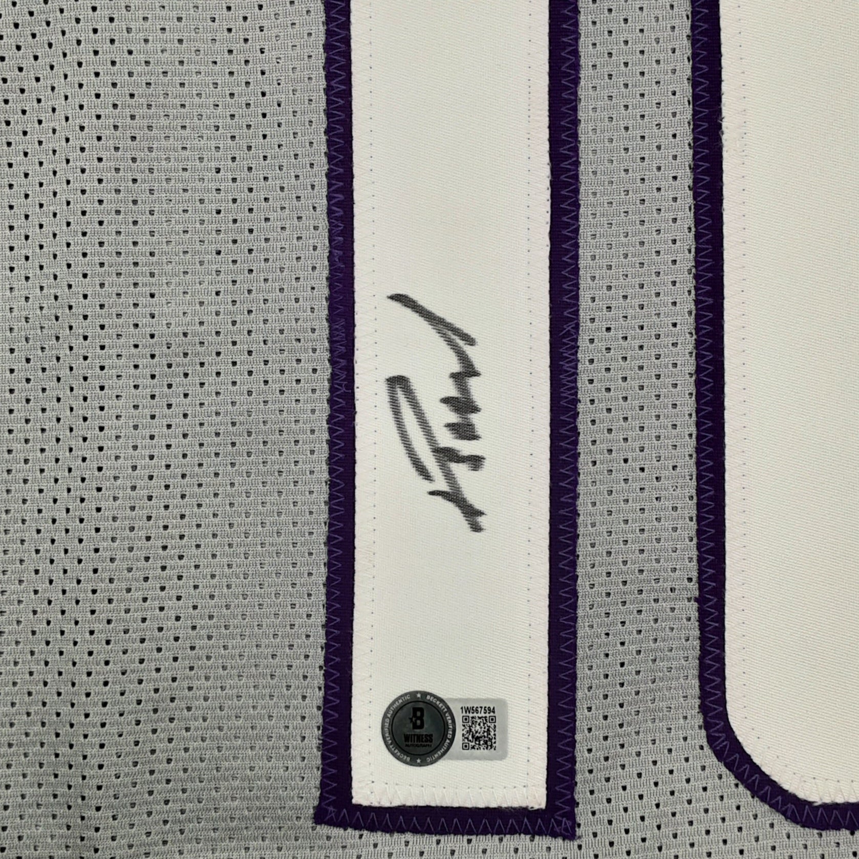 Domantas Sabonis Authentic Signed Pro Style Jersey Autographed Beckett