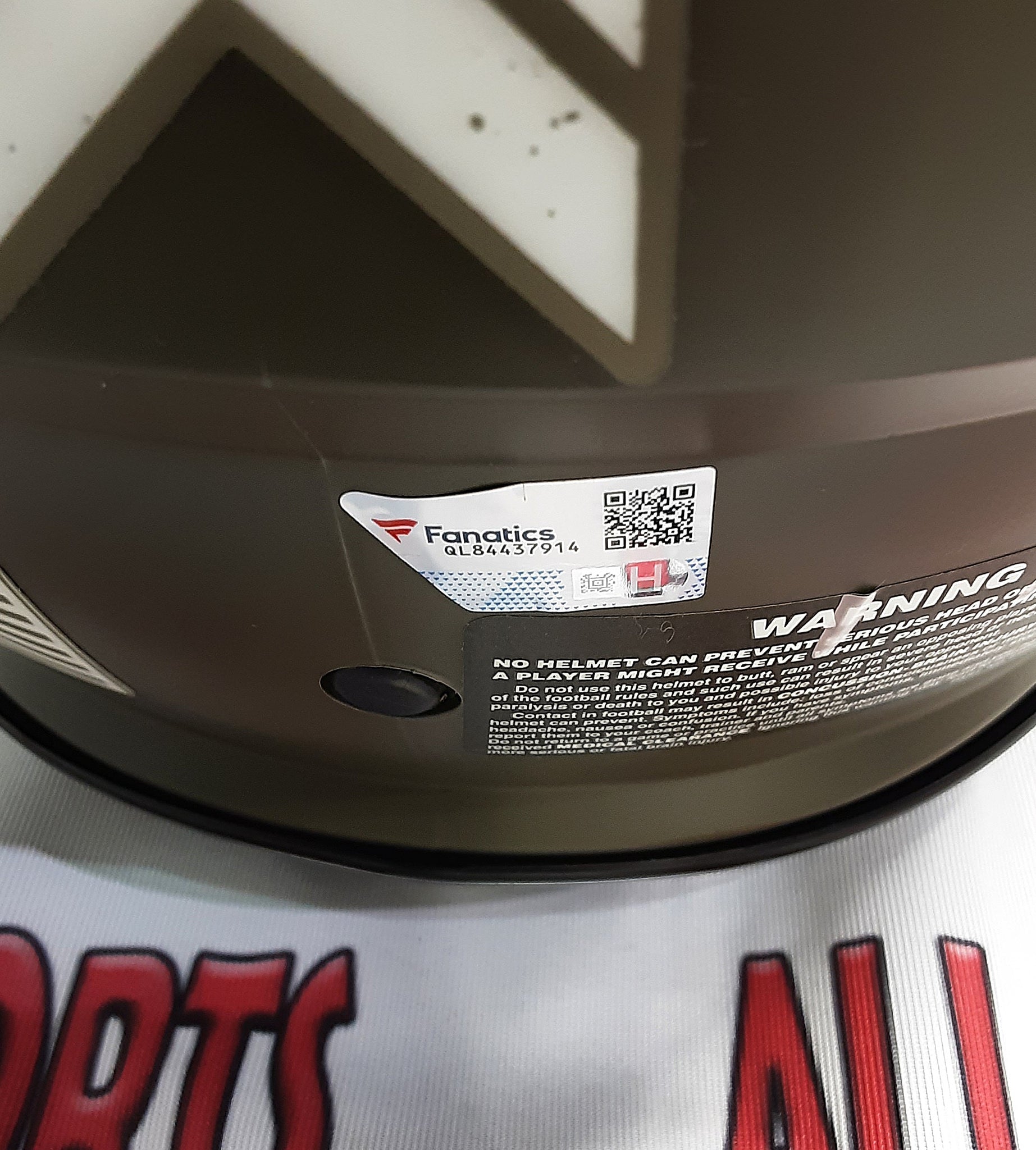 Tom Brady Authentic Signed Autographed Full-size Authentic Helmet Fanatics