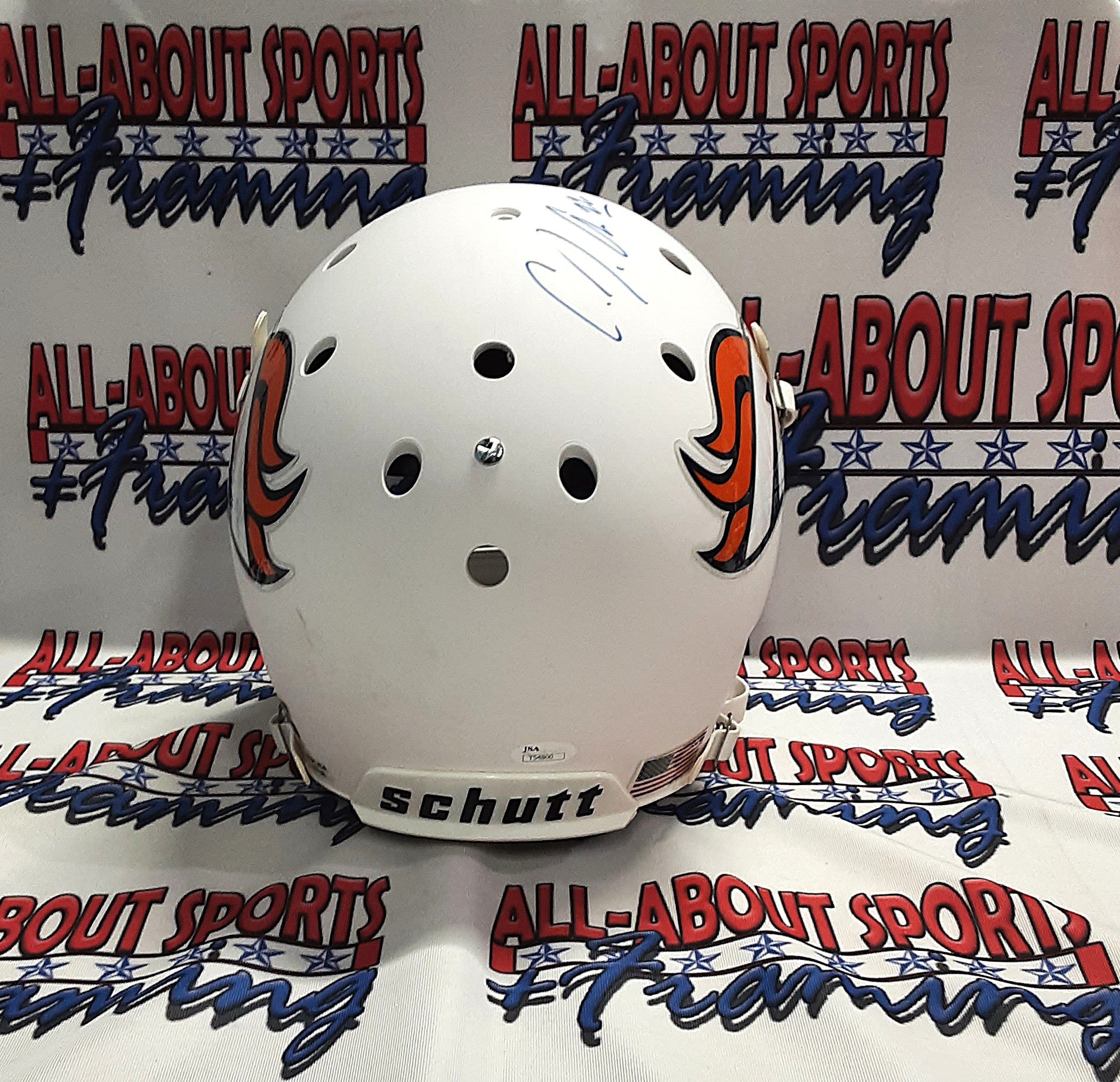 CJ Anderson Authentic Signed Autographed Full Size Helmet JSA-