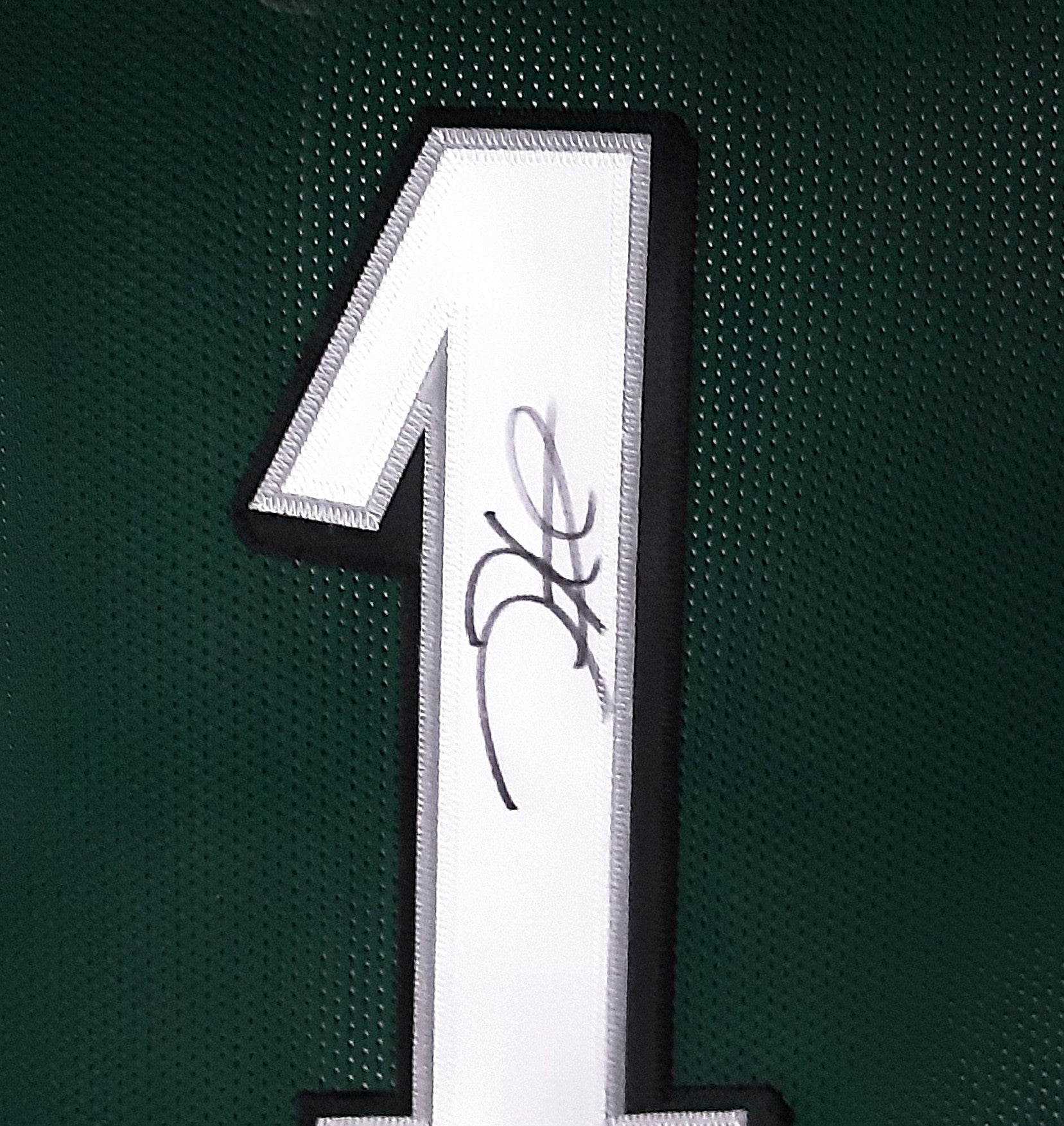 Jalen Hurts Authentic Signed Pro Style Framed Jersey Autographed JSA