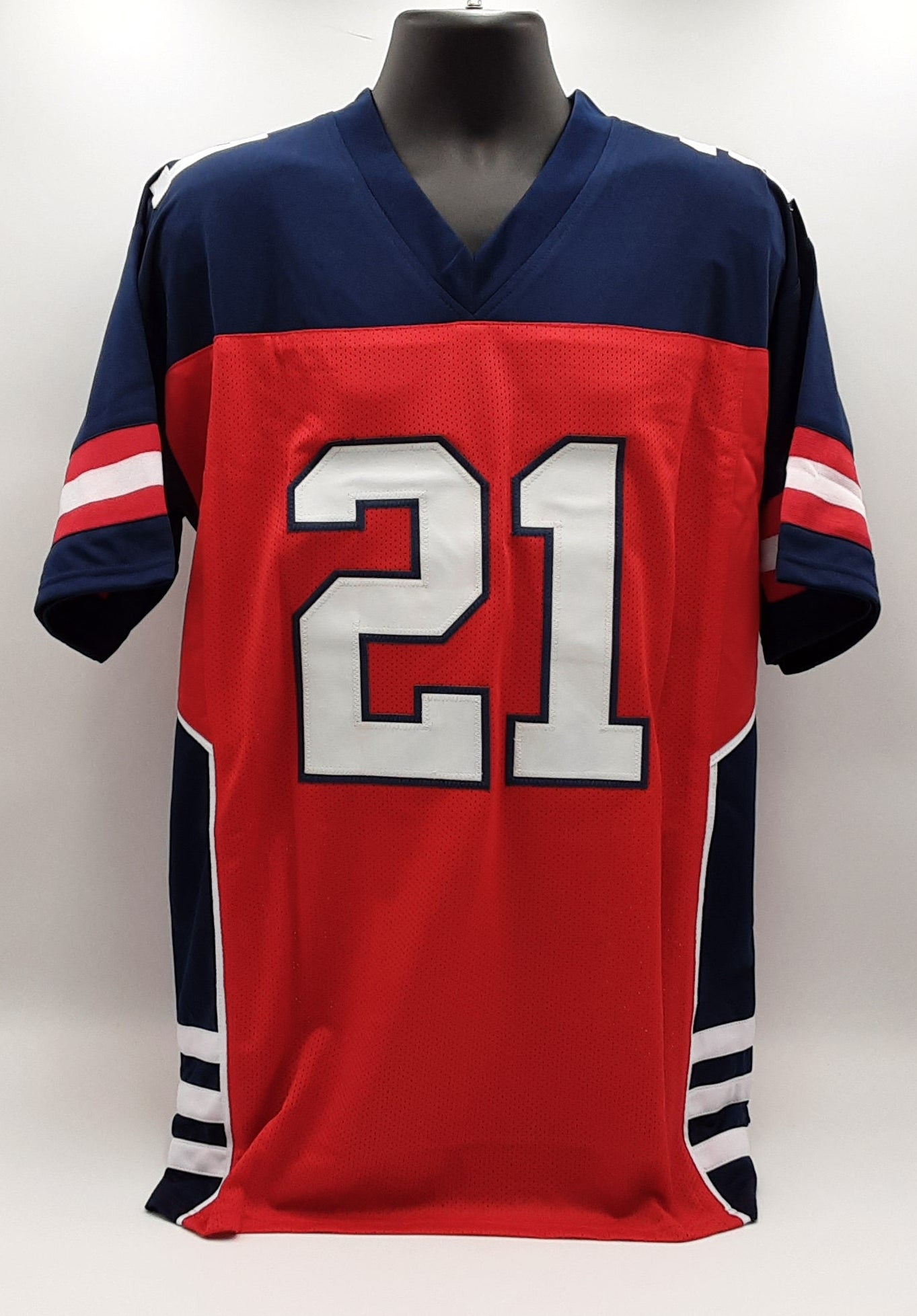 Deion Sanders Authentic Signed Pro Style Jersey Autographed Beckett R1