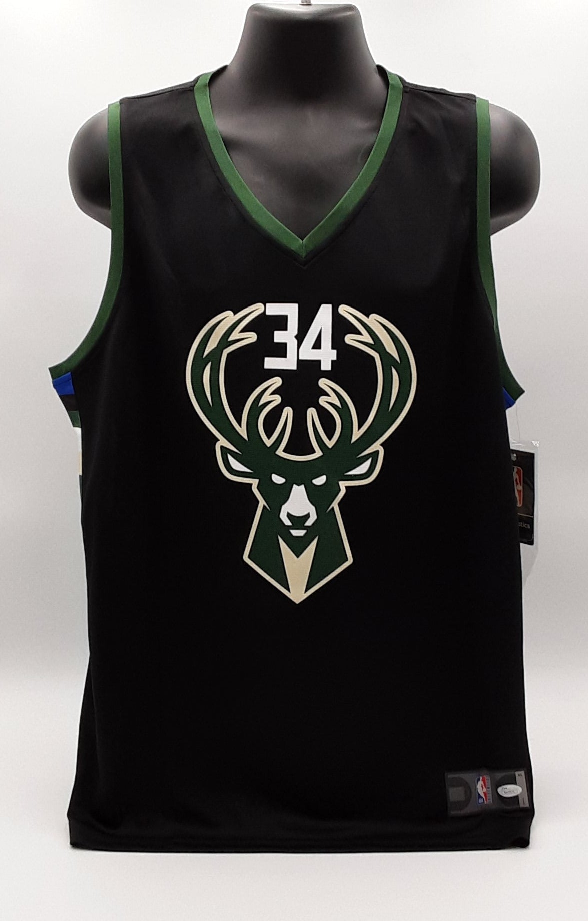 Giannis Antetokounmpo Authentic Signed Pro Style Jersey Autographed JSA R1