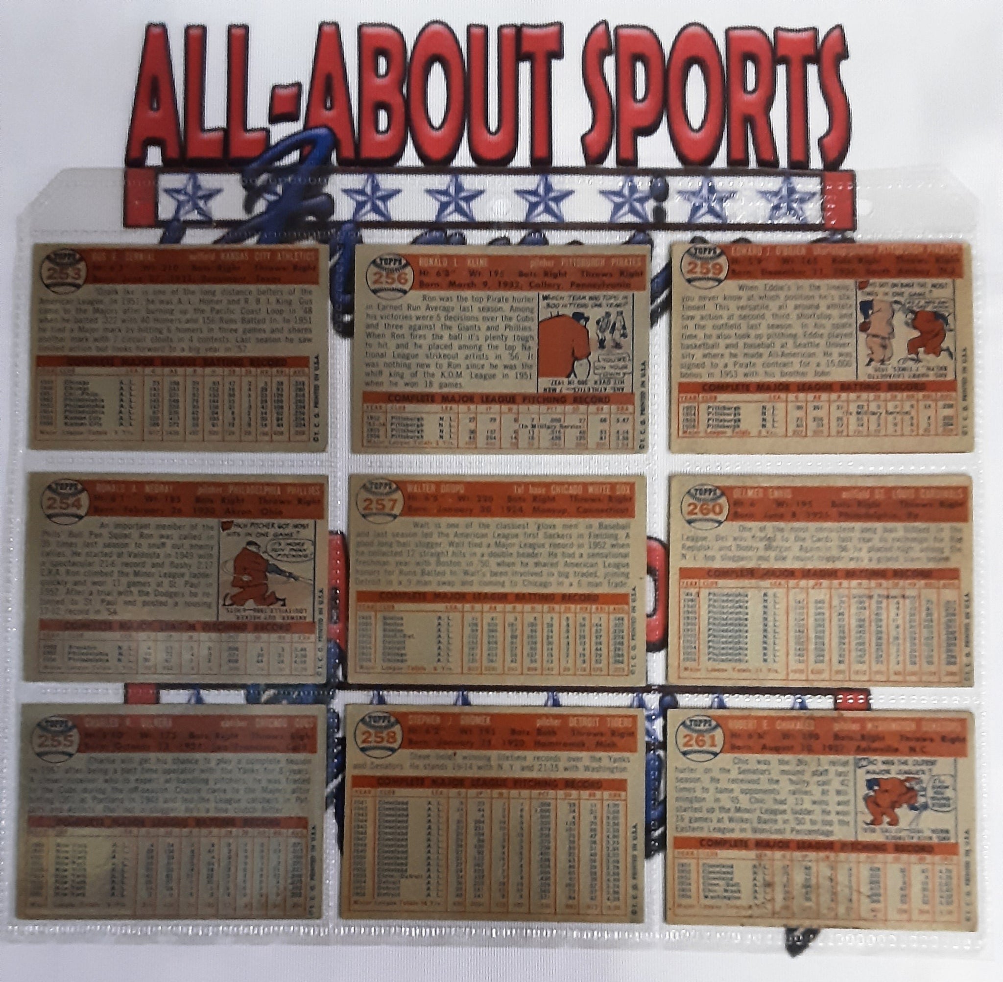 1957 Topps Complete Collection 395 of 407 Cards