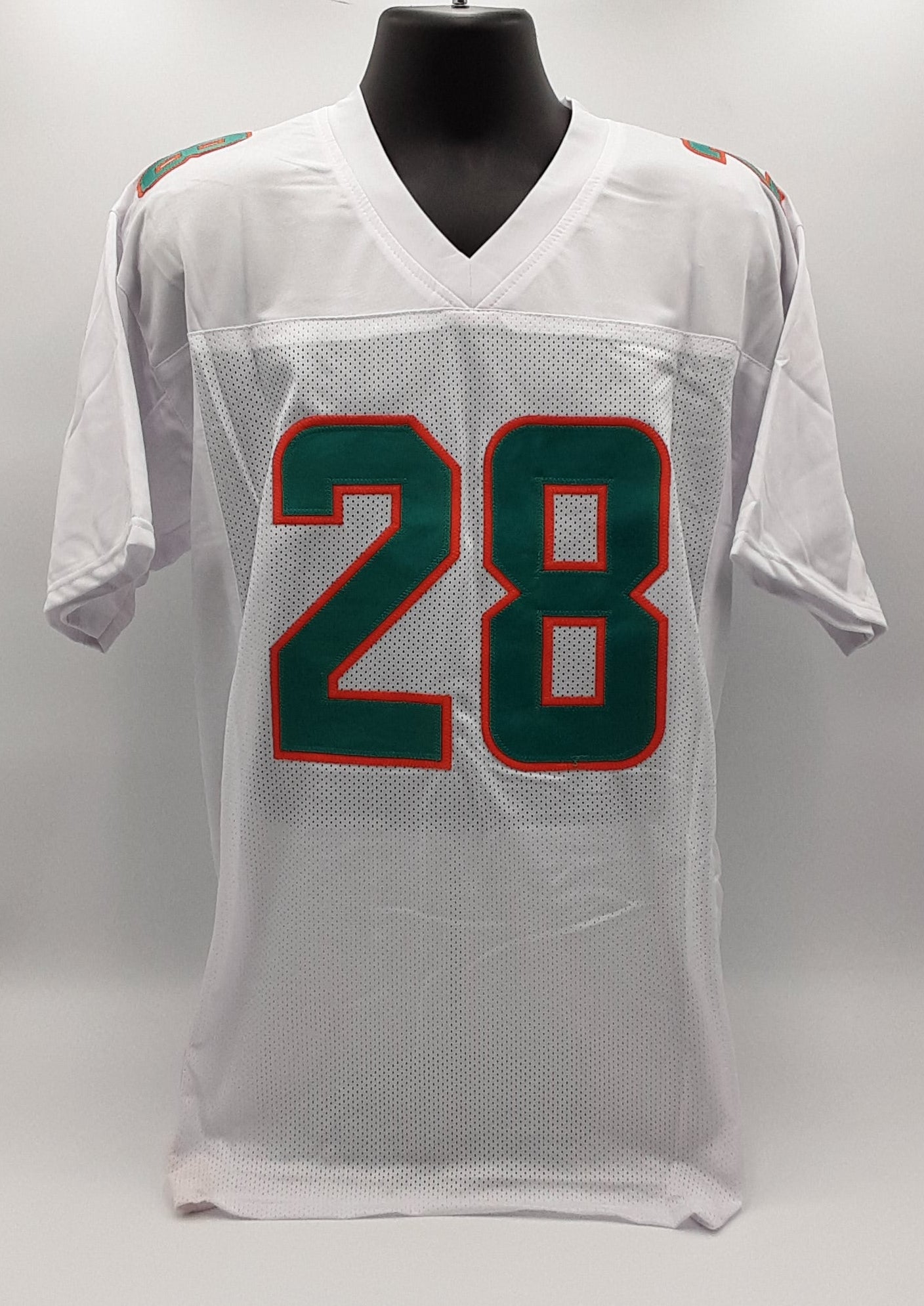 De'Von Achane Authentic Signed Pro Style Jersey Autographed Beckett R1