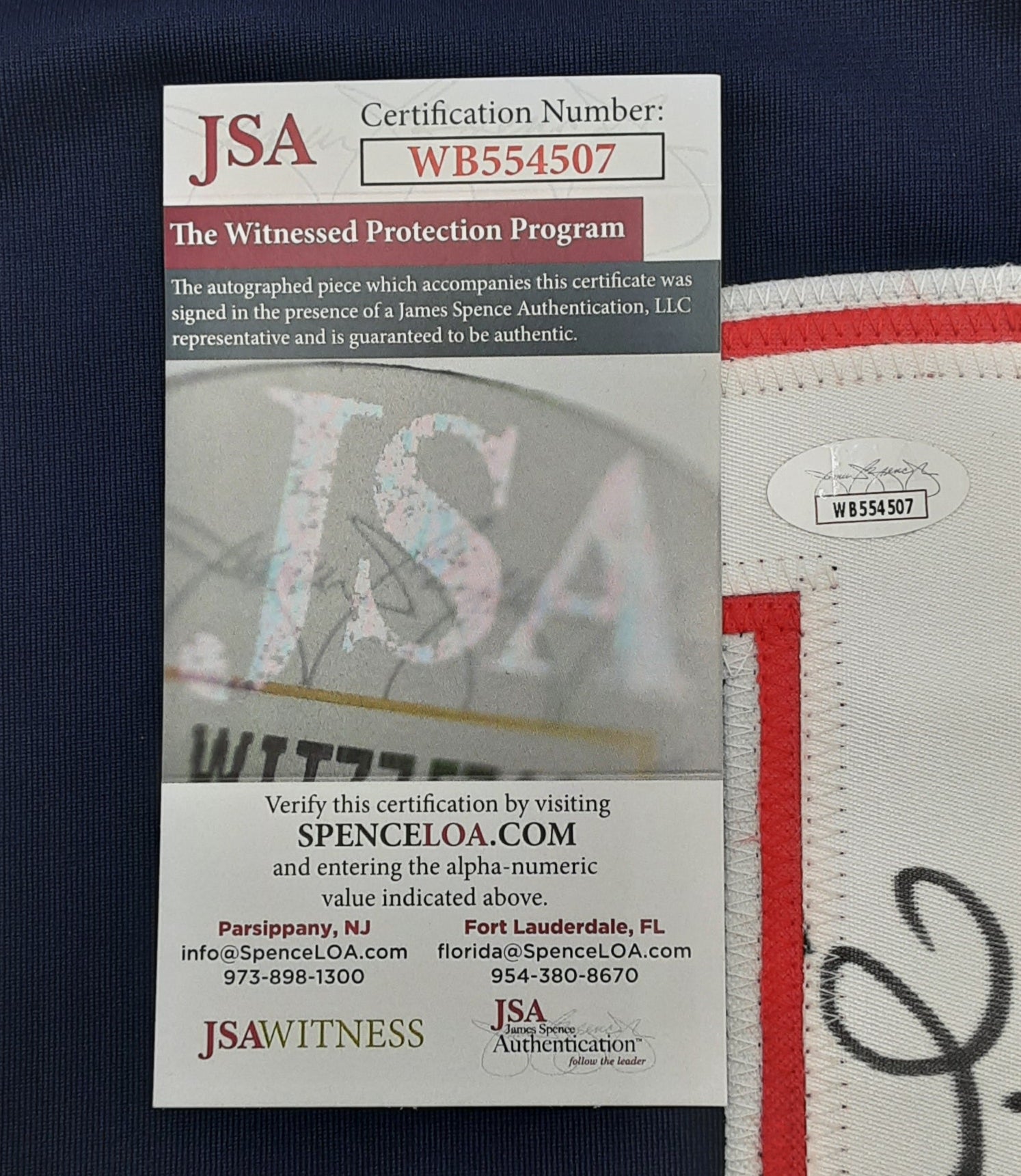 Hope Solo Authentic Signed Pro Style Jersey USA Autographed JSA