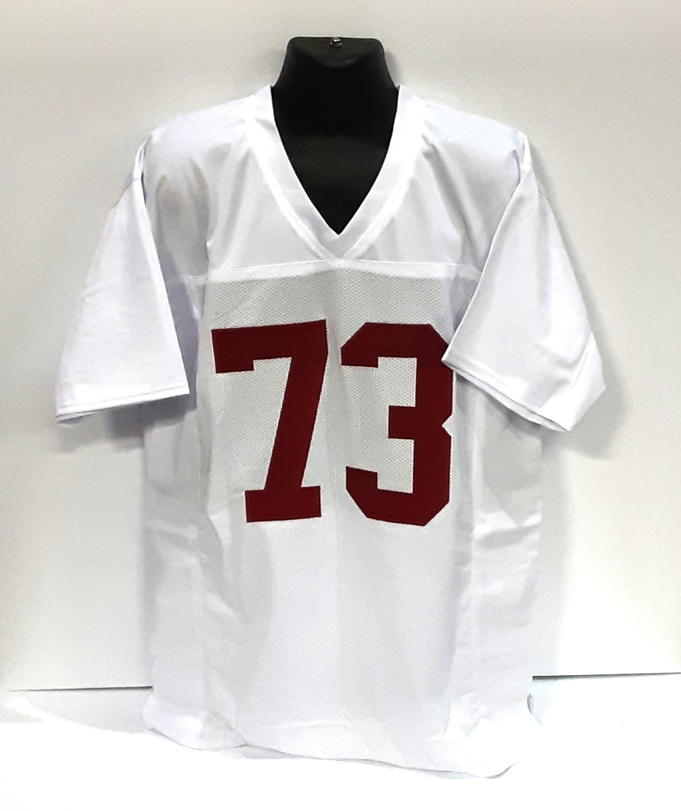 John Hannah Authentic Signed Pro Style Jersey Autographed JSA R1