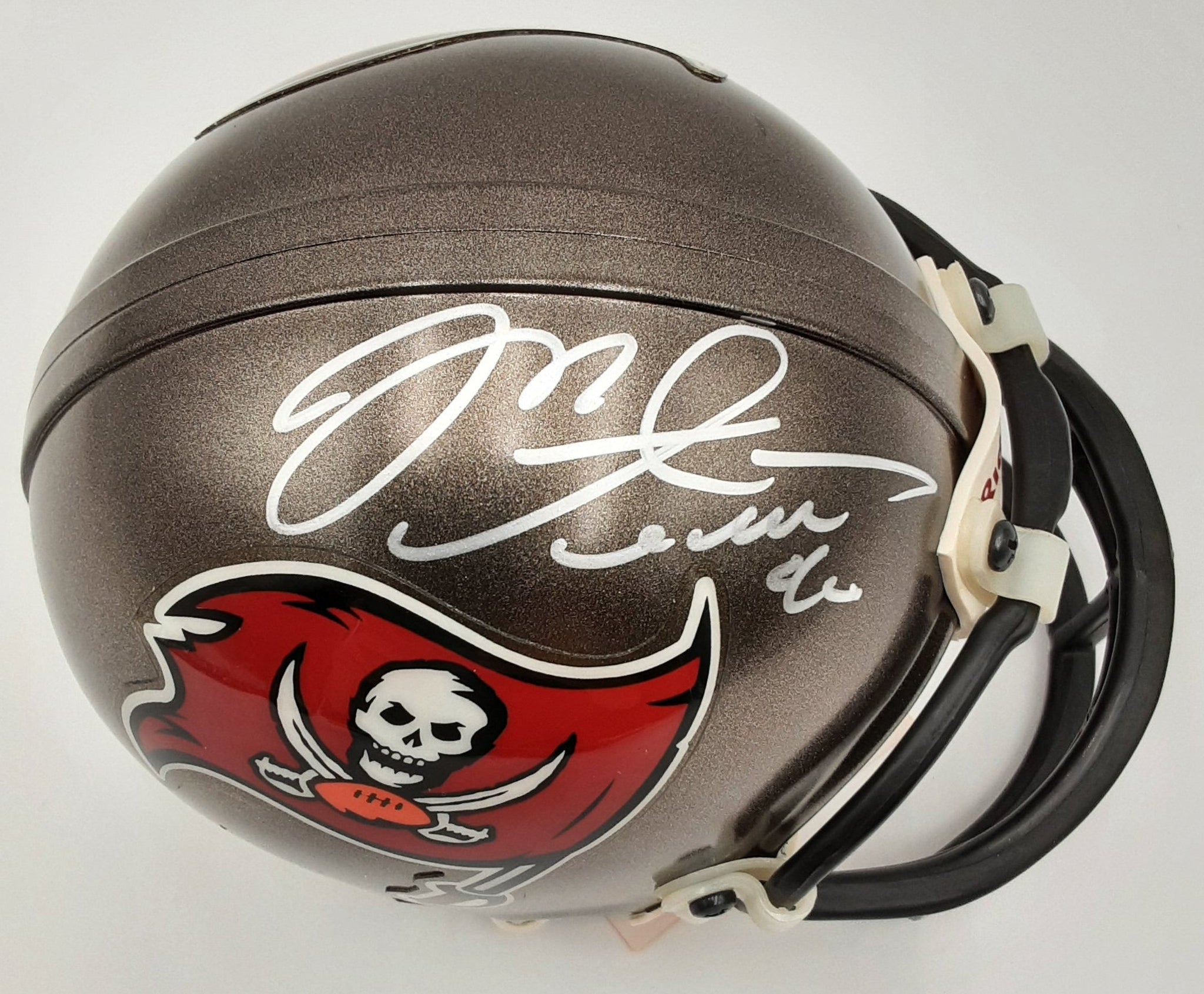 Mike Alstott Authentic Signed Autographed Mini Helmet JSA