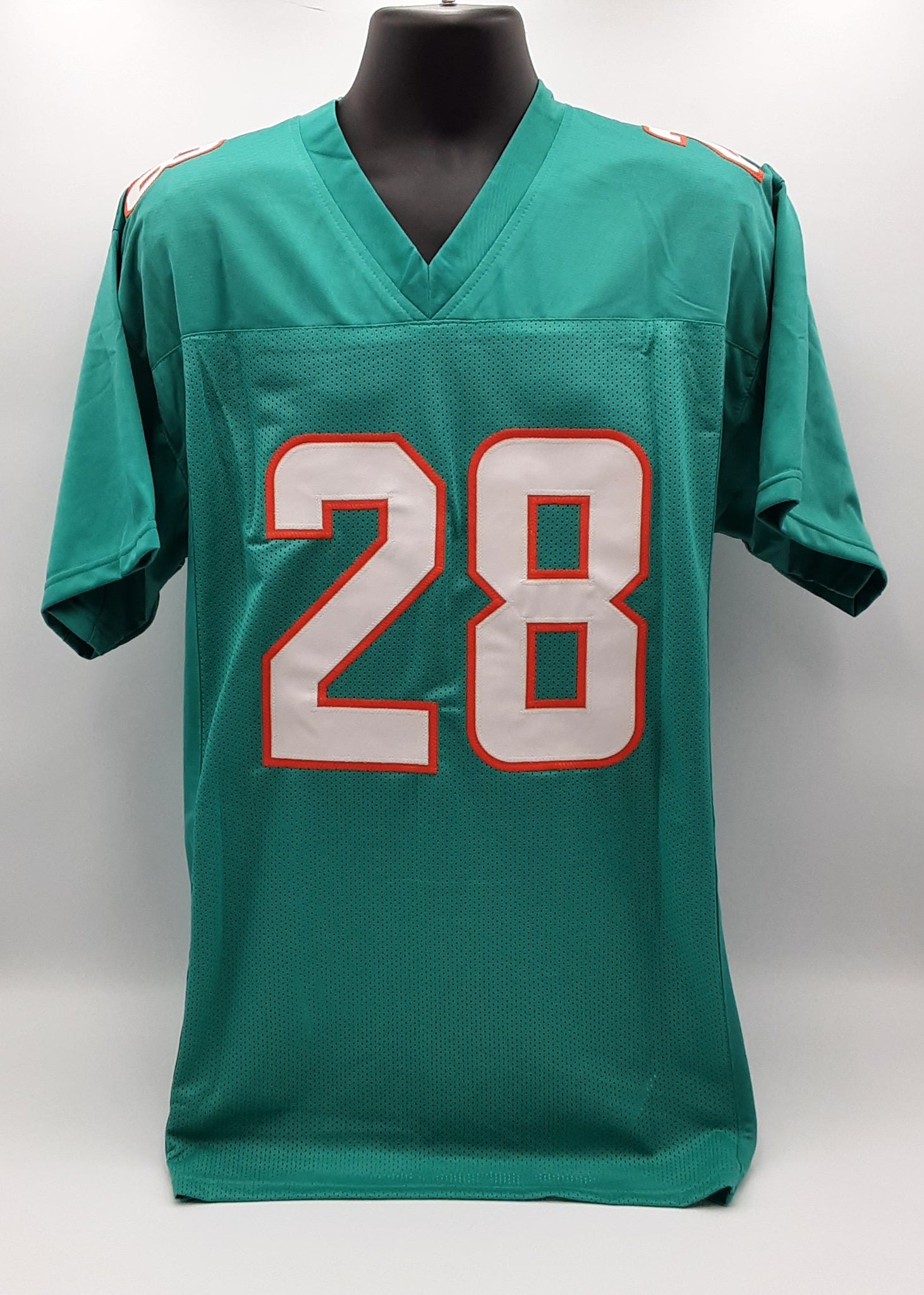 De'Von Achane Authentic Signed Pro Style Jersey Autographed Beckett R1