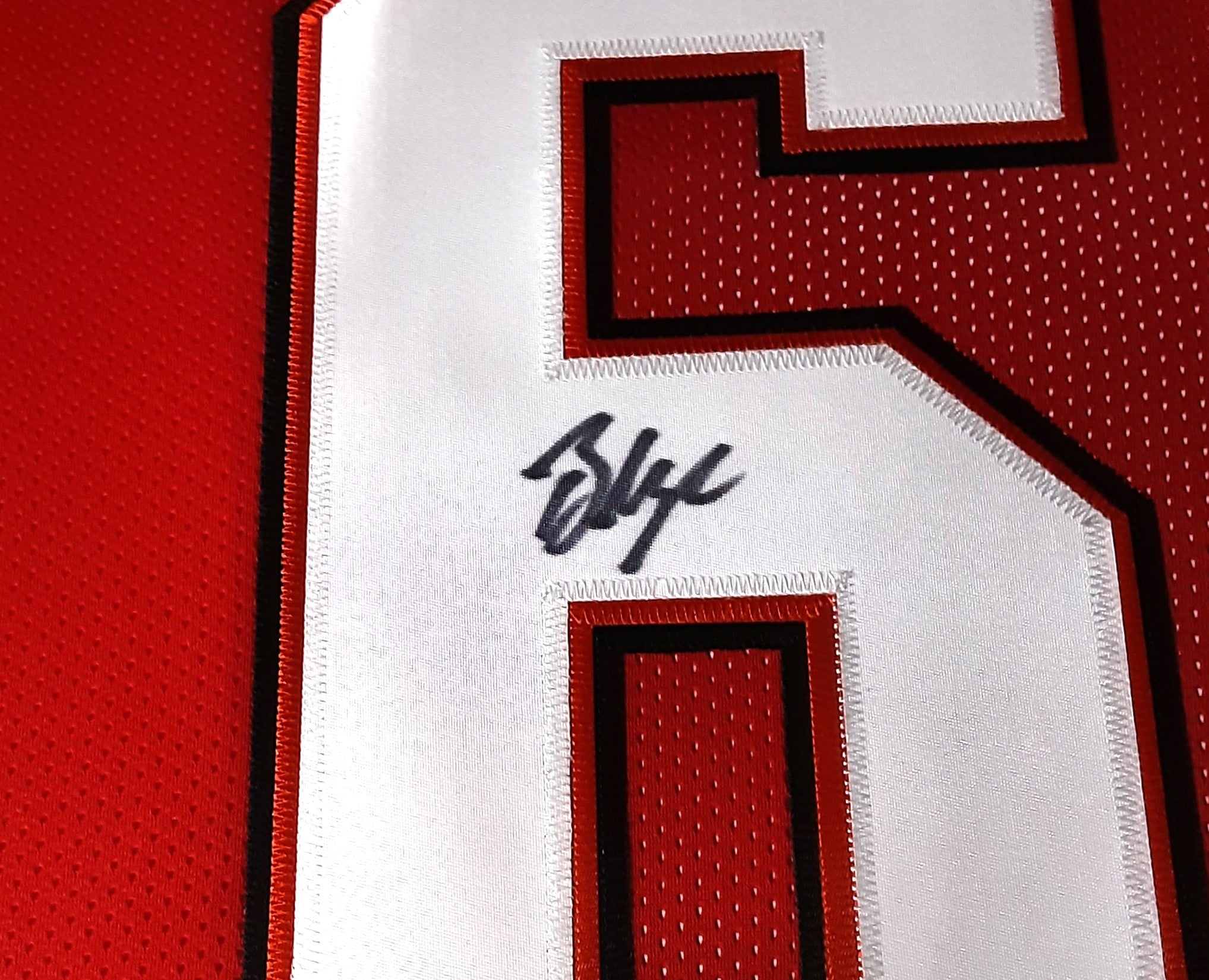 Baker Mayfield Authentic Signed Pro Style Framed Jersey Autographed JSA