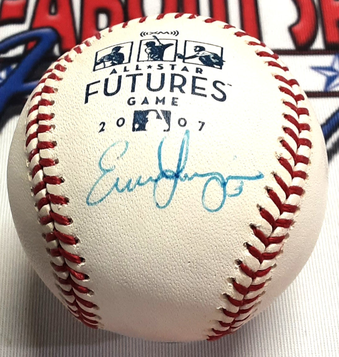 Evan Longoria Authentic Signed Baseball Autographed JSA
