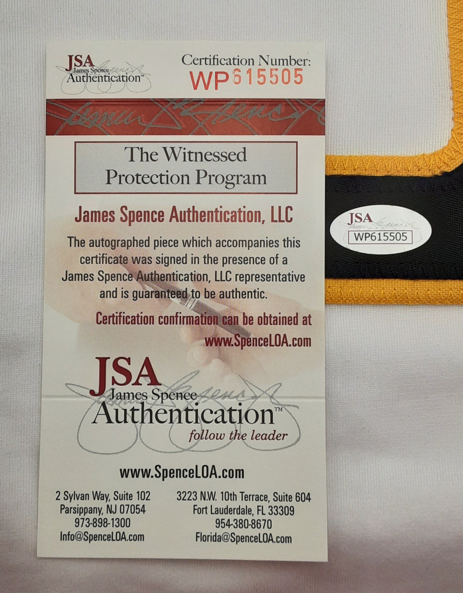 Bill Madlock Authentic Signed Pro Style Jersey Autographed JSA R1
