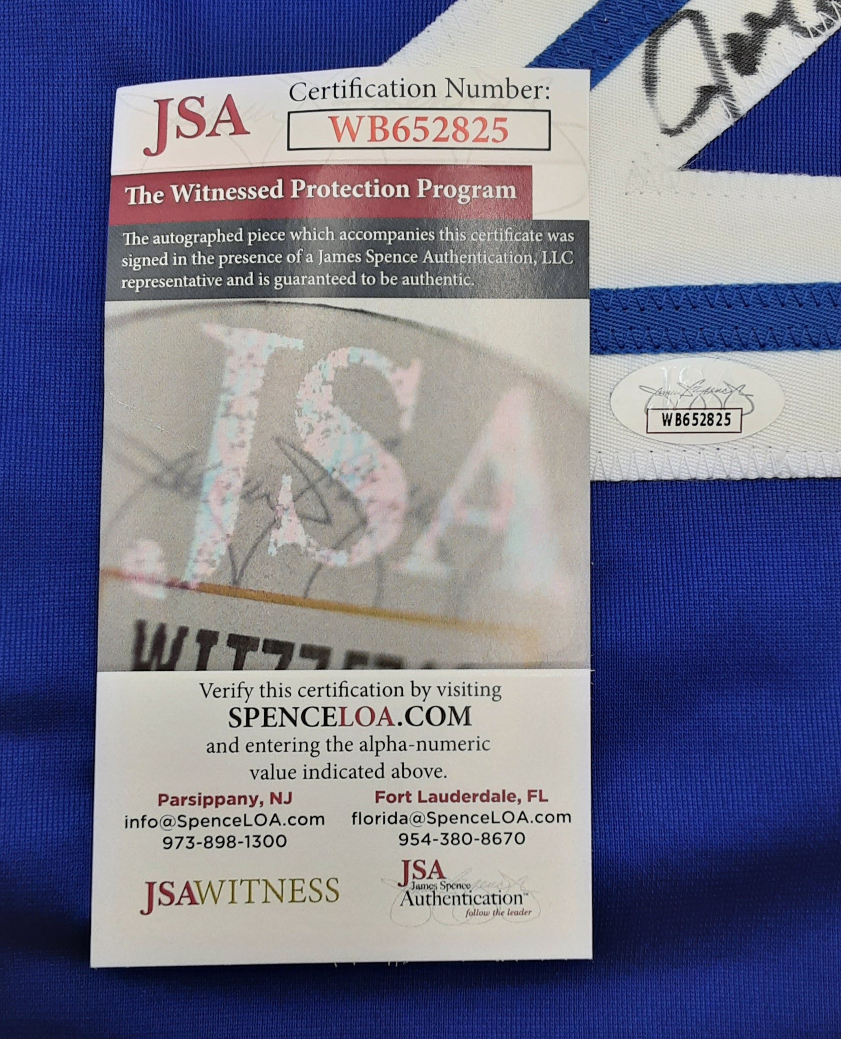 Joe Carter Authentic Signed Pro Style Jersey Autographed JSA